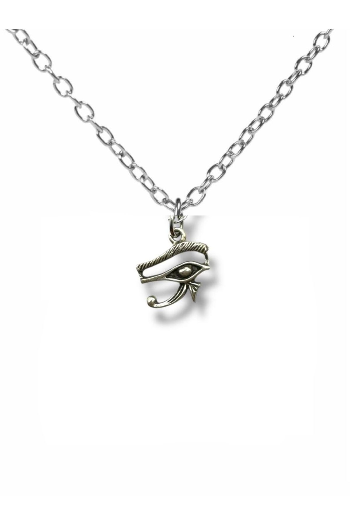 Herşey Nota Eye of Horus – Antik Mısır Koruma Sembolü Unisex Kolye (60 cm Zincirli) Açıklama: