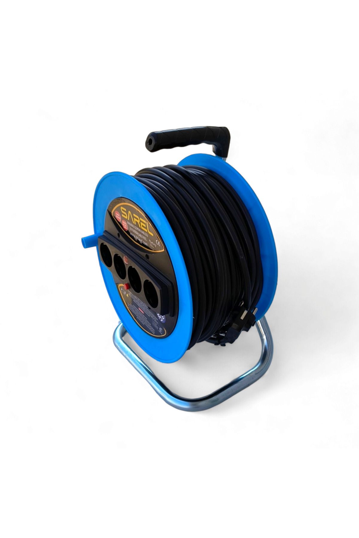 COBI SMART®-Extension cord reel 3x2.5 mm², 50 m, 4 sockets, overload protection - COBI SMART® 10