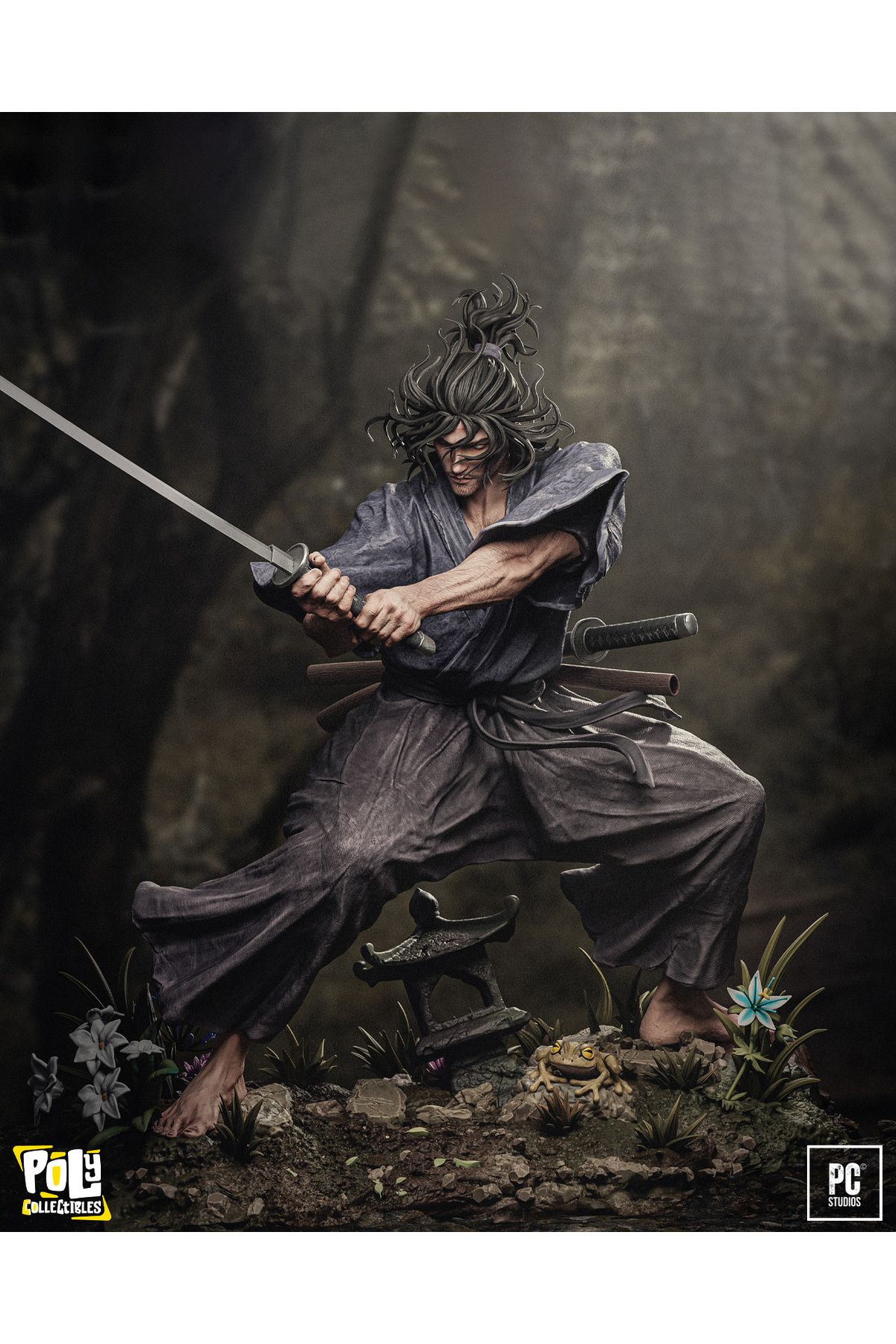 Poly Collectibles Miyamoto Musashi – Efsanevi Samuray Premium Collectibles Figure | 30 cm