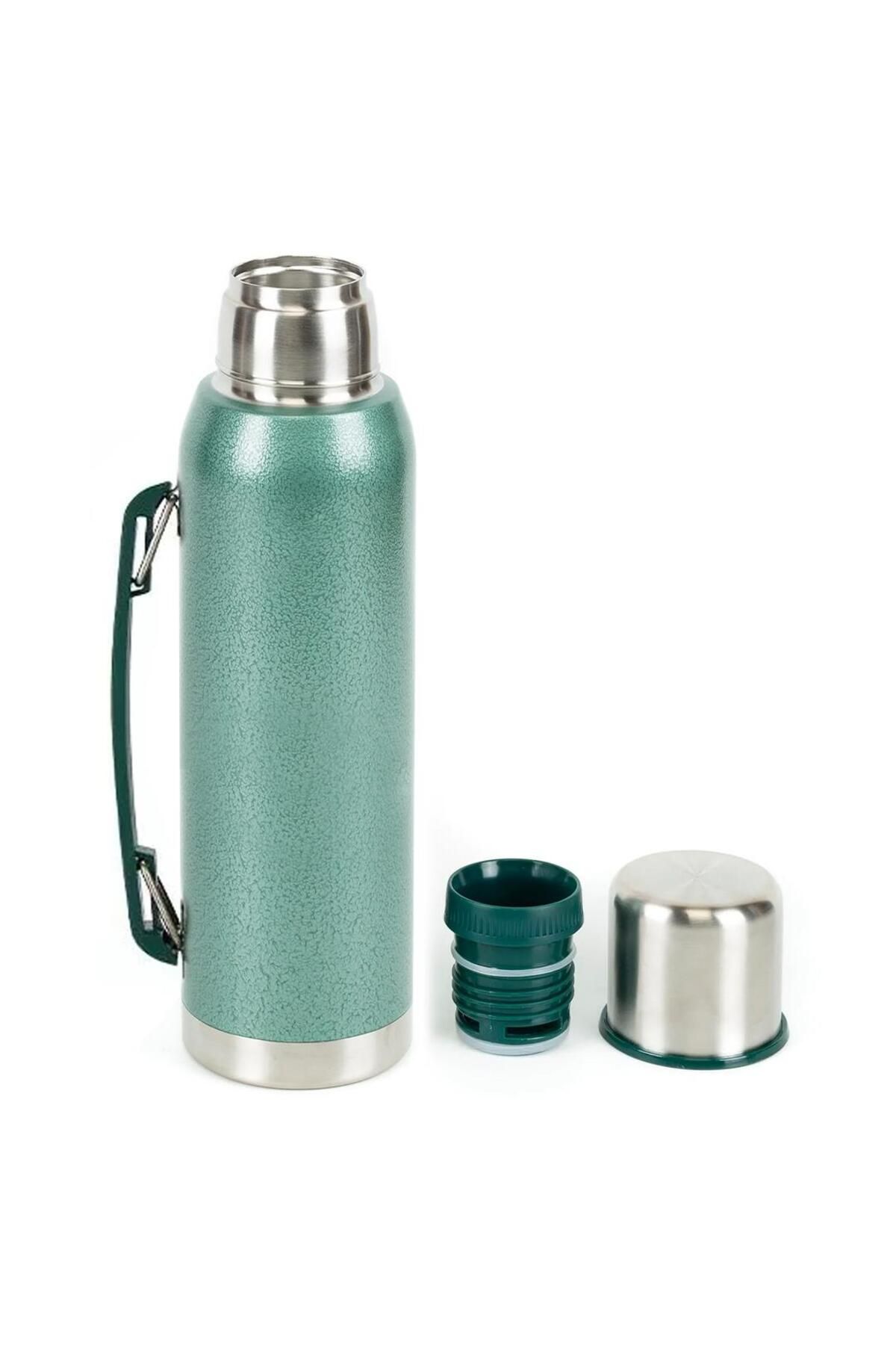 SUNUP SN-22169 Paslanmaz Çelik Yeşil 1000 ML Vakumlu Termos