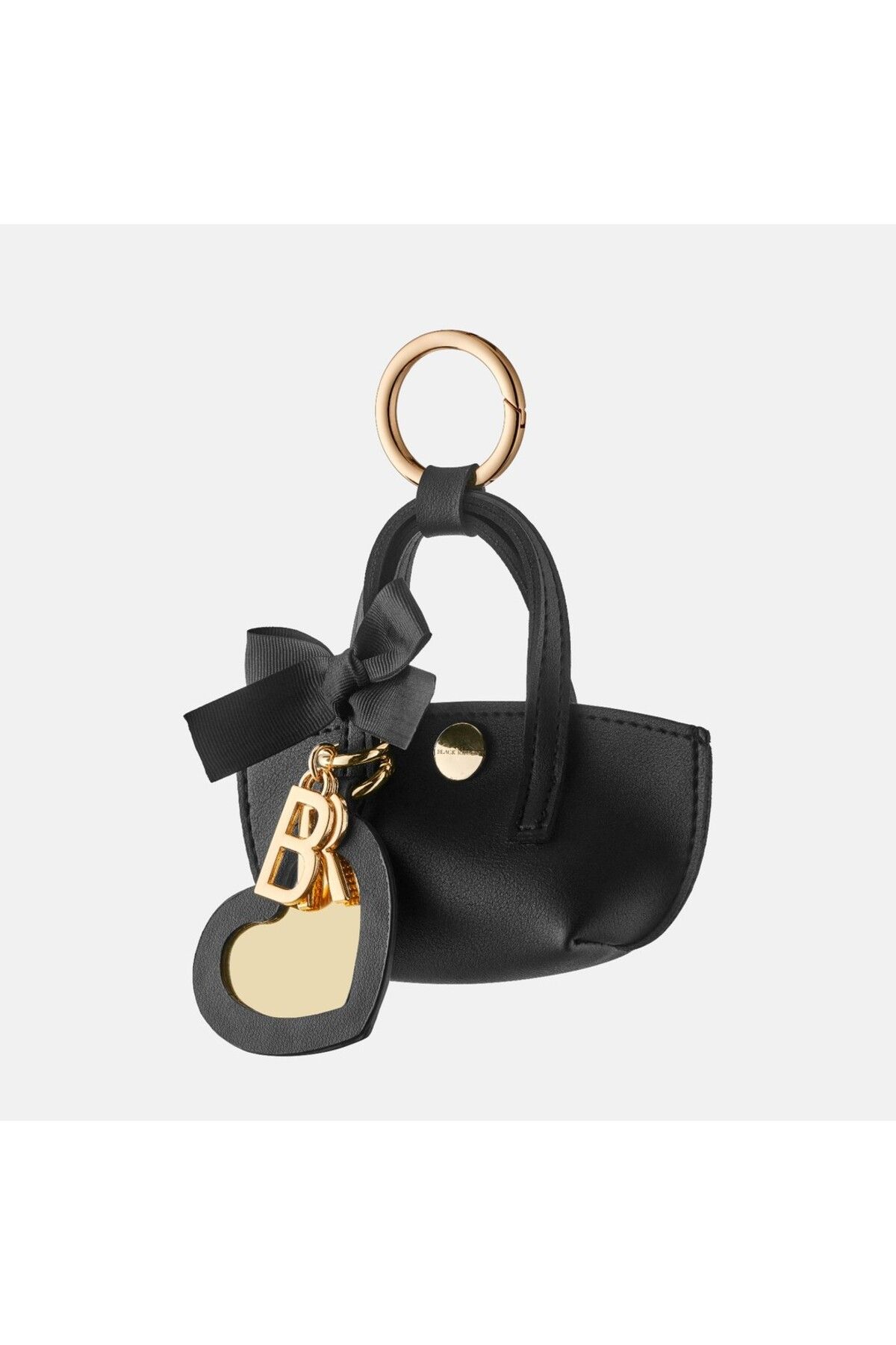 Black Ribbon Siyah Mini Çanta Charm