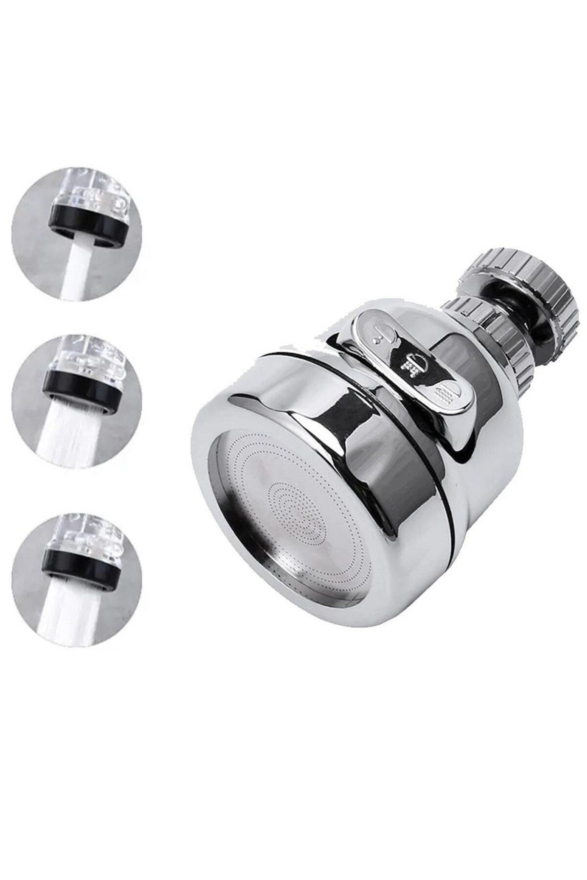 SUNUP SN-27115 3 Kademeli Tasarruflu Musluk Başlığı 360 Derece