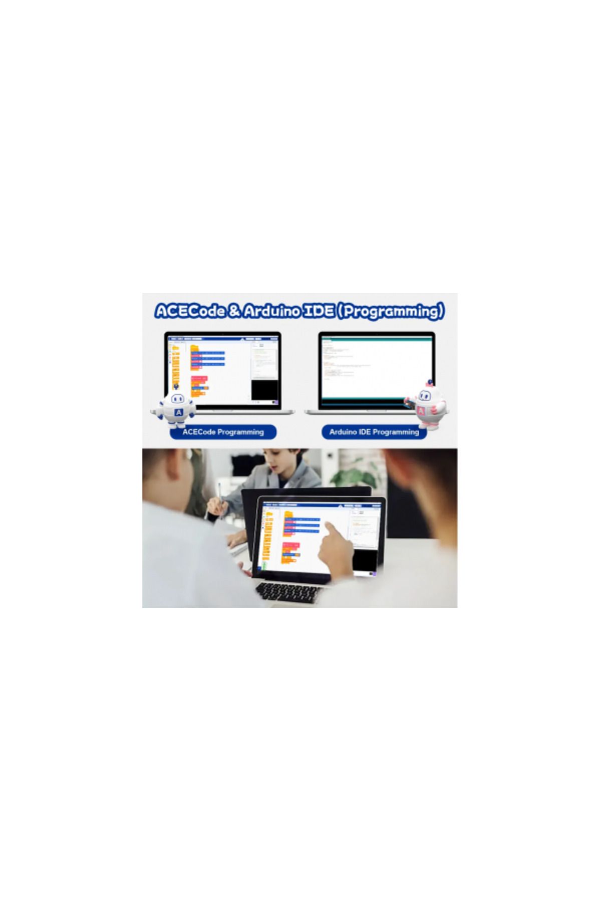 ACEBİL-Educational Bionic Robot Kit, ACEBOTT QD021, for Arduino ESP32 3