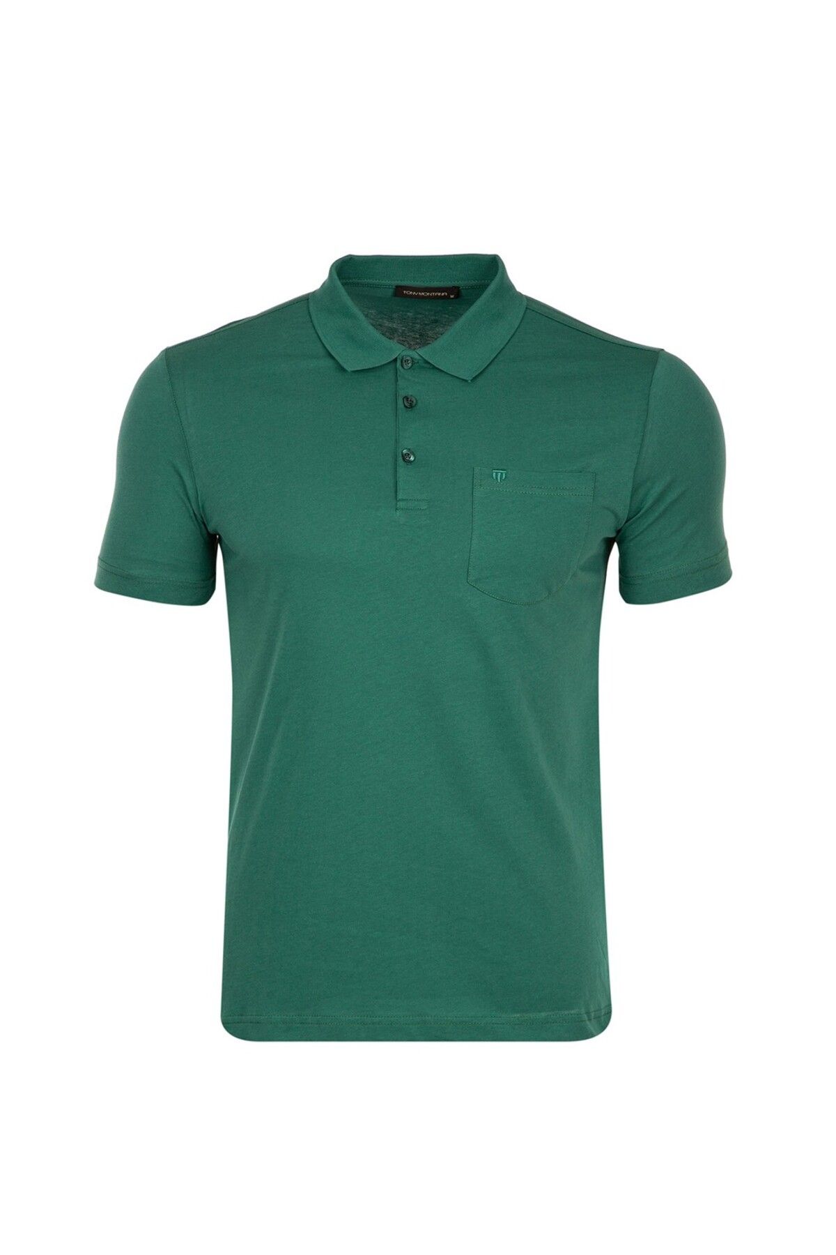 Tony Montana Polo Yaka Cepli %100 Pamuk Penye Büyük Beden T-Shirt-PS-36107