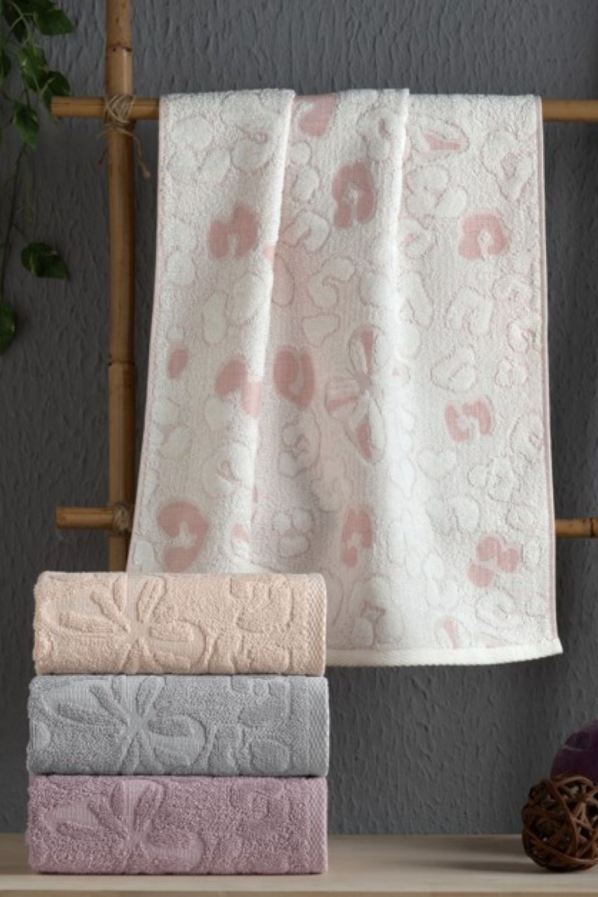seremea home ALTINBAŞAK BAMBU 4´LÜ 50X90 EL HAVLUSU ARON V1