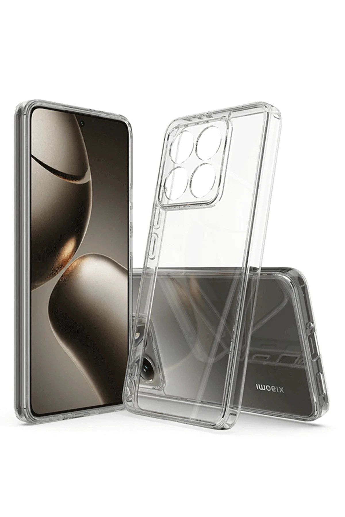 Toptan Bulurum Xiaomi Mi 14T Kılıf Lüx Şeffaf Silikon