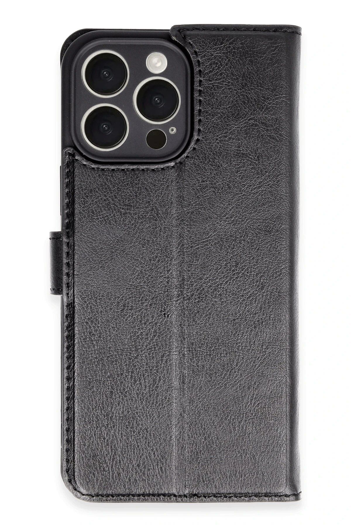 Toptan Bulurum iPhone 16 Pro Max Kılıf Trend S Plus Kapaklı Kılıf - Siyah