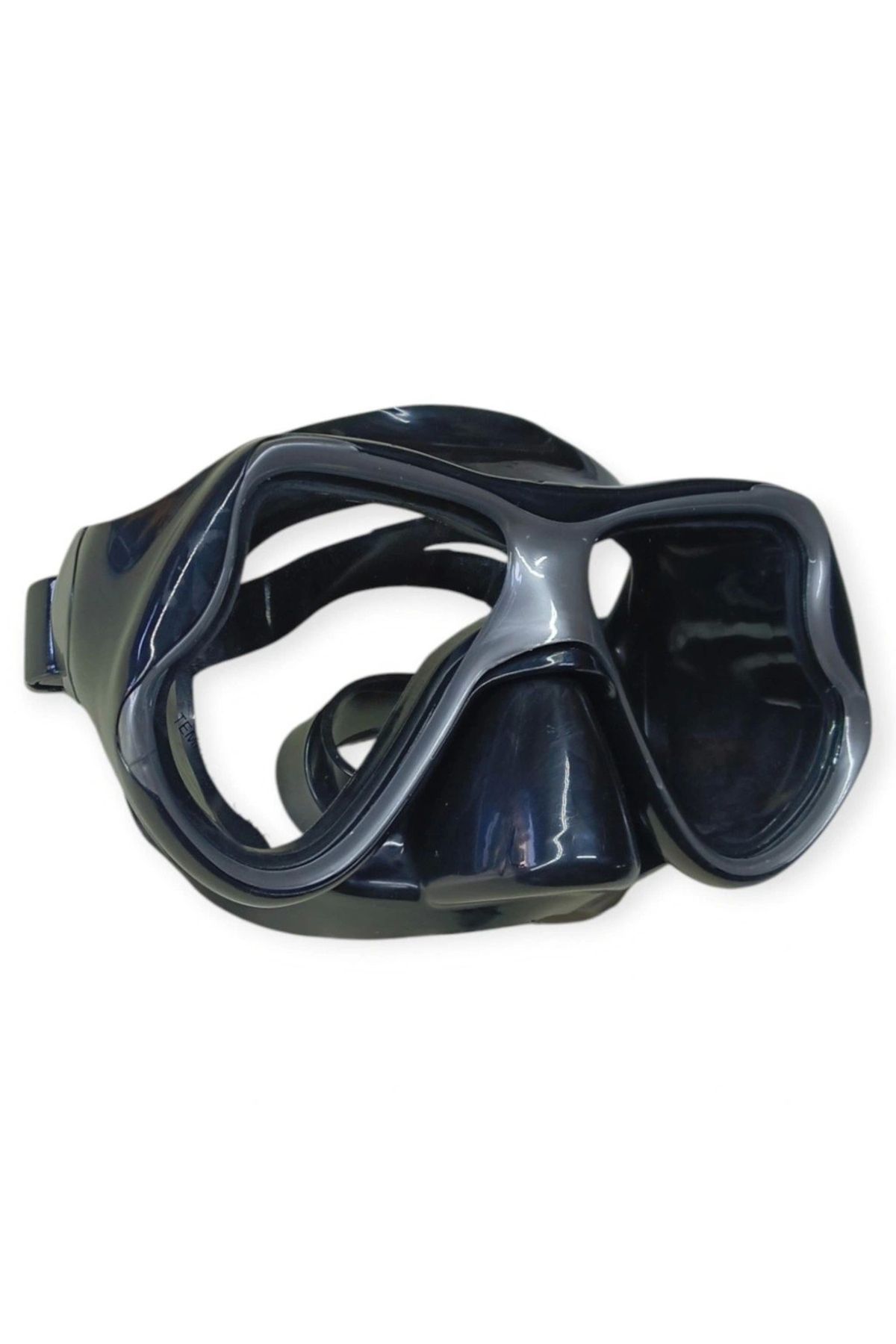 Tolzan Star Diving Temper Camlı Dalış Maskesi Yetişkin - 51710-SİYAH