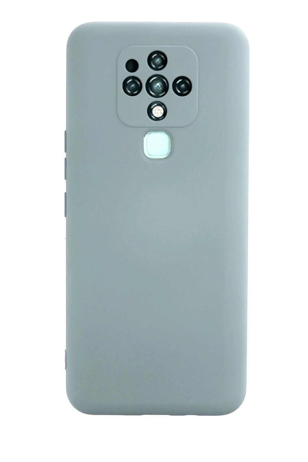 Toptan Bulurum Tecno Camon 16 Kılıf Nano içi Kadife Silikon - Buz Mavisi