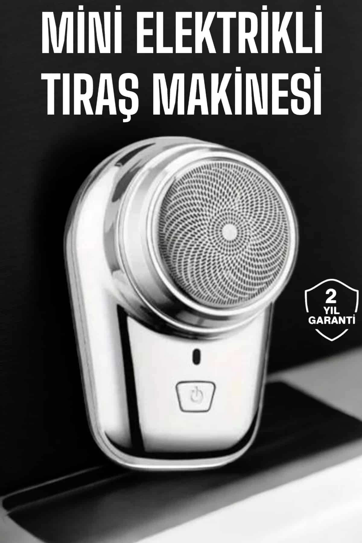 Modafiks Seyahat Tipi Tıraş Makinesi Taşınabilir Kablosuz Mini Paslanmaz Çelik