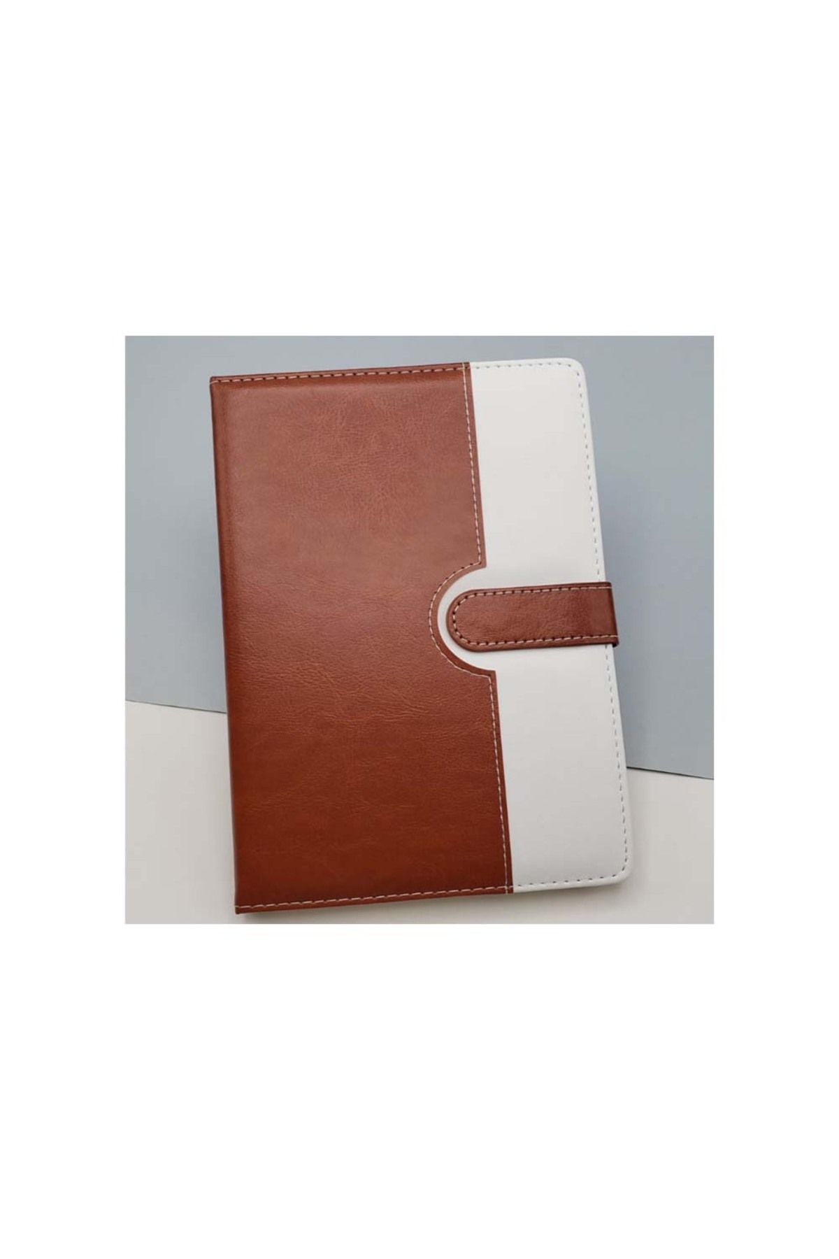 Paras Ticaret Termo Deri Tarihsiz Ajanda Çizgili Defter Fildişi Sayfa Renkli A5 Not Defteri (EBAT: 21 cm x 14,5 cm