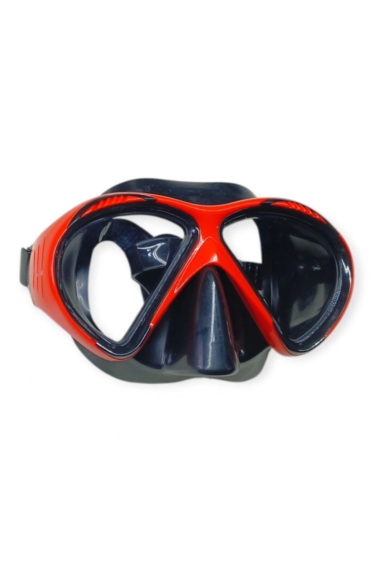 Tolzan Star Diving Temper Camlı Dalış Maskesi Yetişkin - 51706-KIRMIZI
