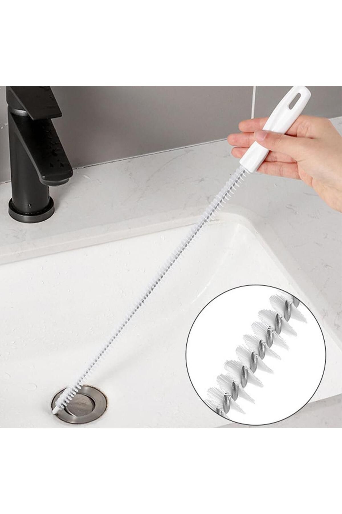 SUNUP SN-22755 Petek Kalorifer Gider Lavabo Borusu Açma Temizleme Fırçası