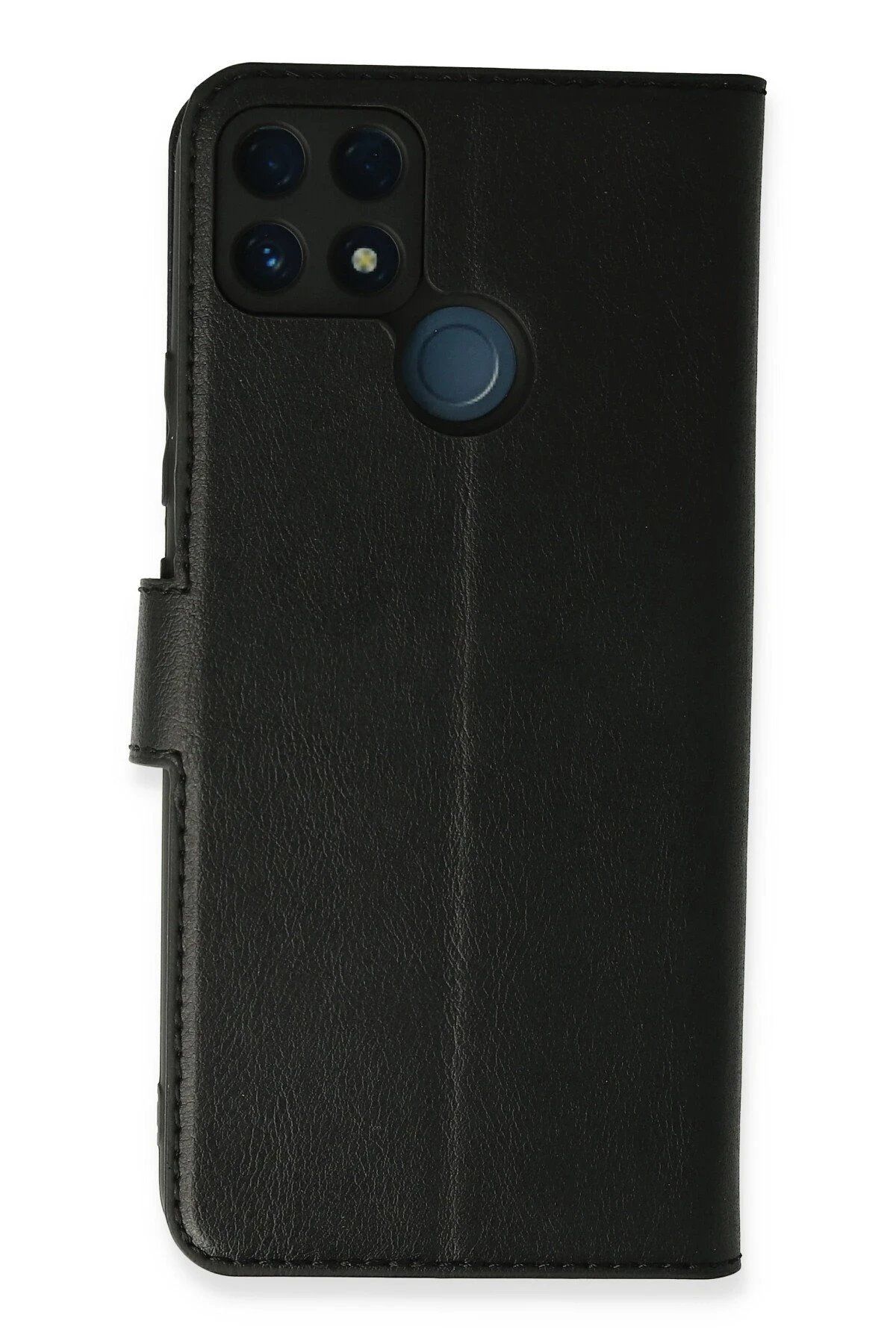 Toptan Bulurum Realme C25 Kılıf Trend S Plus Kapaklı Kılıf - Siyah