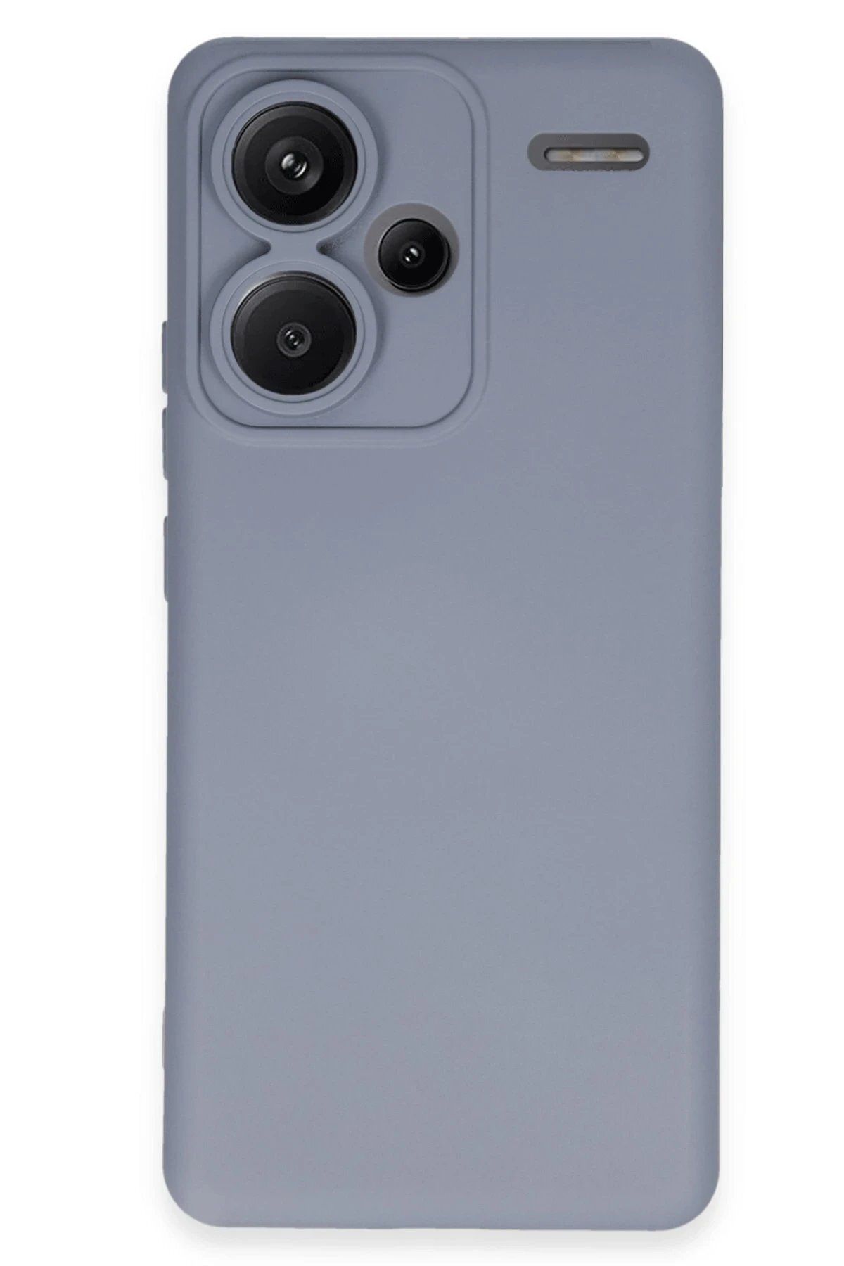 Toptan Bulurum Xiaomi Redmi Note 13 Pro Plus Kılıf Nano içi Kadife Silikon - Gri