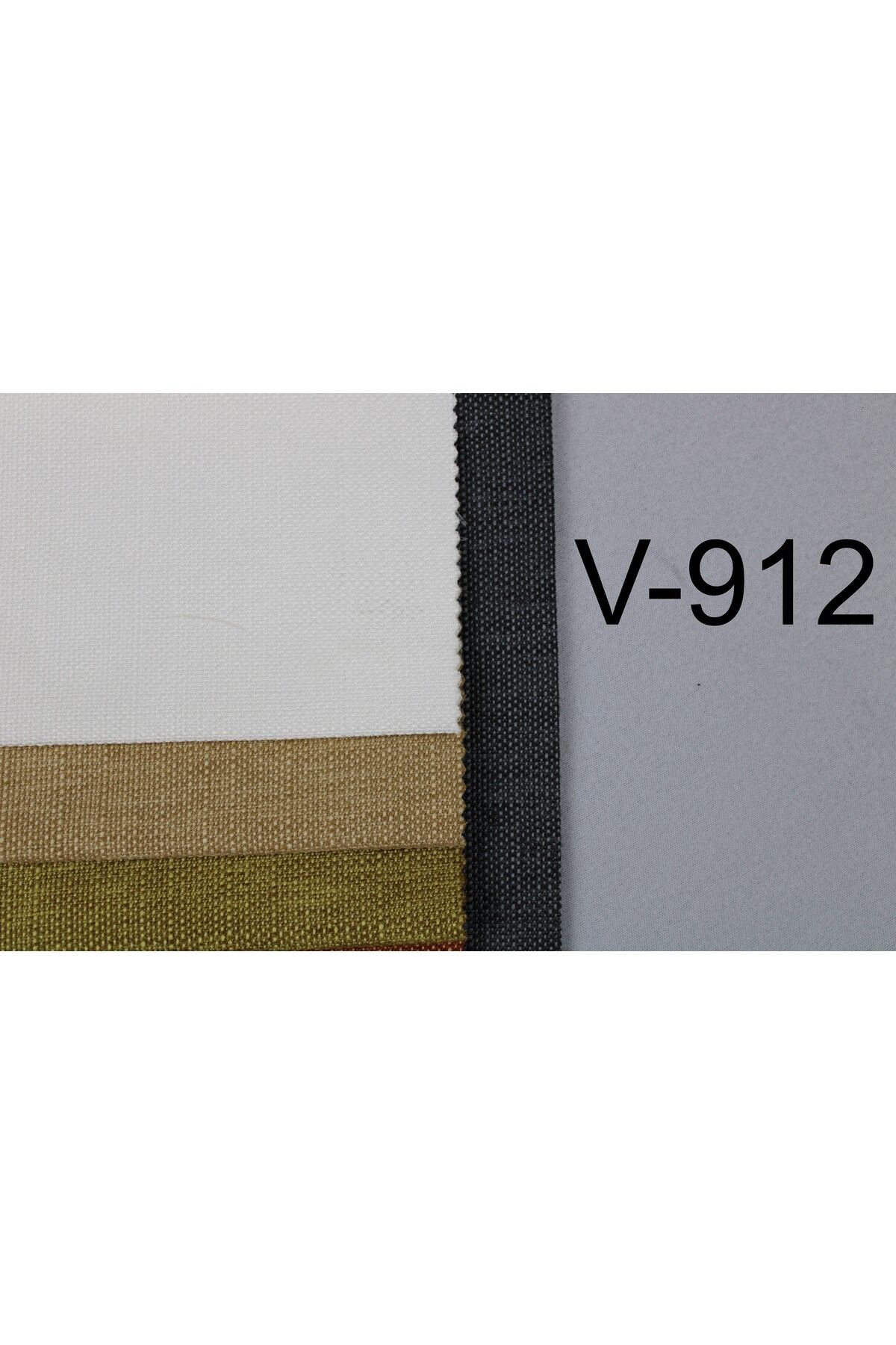MebelPort Curtain Keten Fonluk Rüstik Ve Kornişe Uygun Düz Dikim
