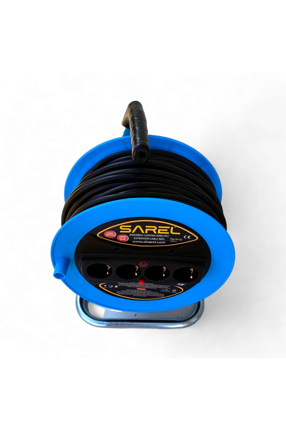 COBI SMART®-Extension cord reel 3x2.5 mm², 50 m, 4 sockets, overload protection - COBI SMART® 5
