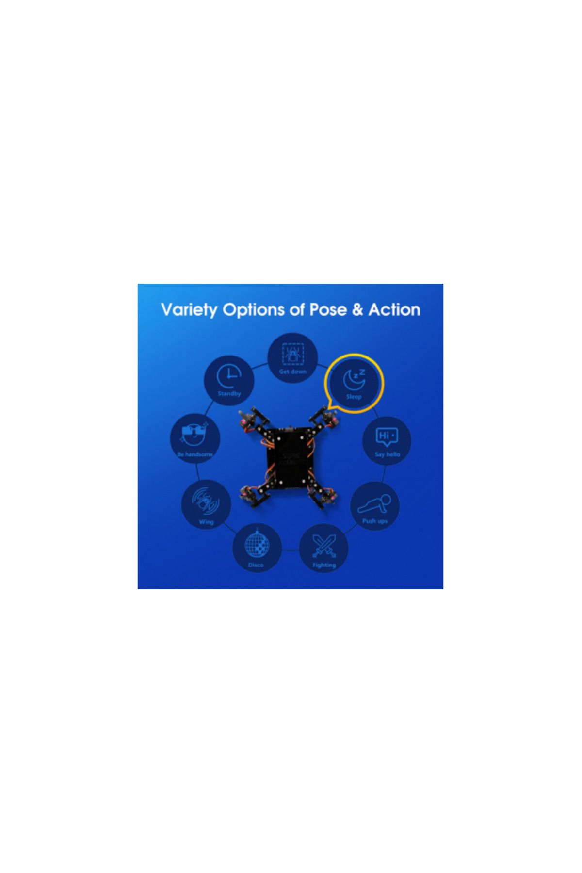 ACEBİL-Educational Kit Bionic Spider, ACEBOTT QD020, Arduino ESP32 Project, ACEBOTT ESP8266, WiFi Connectio 5