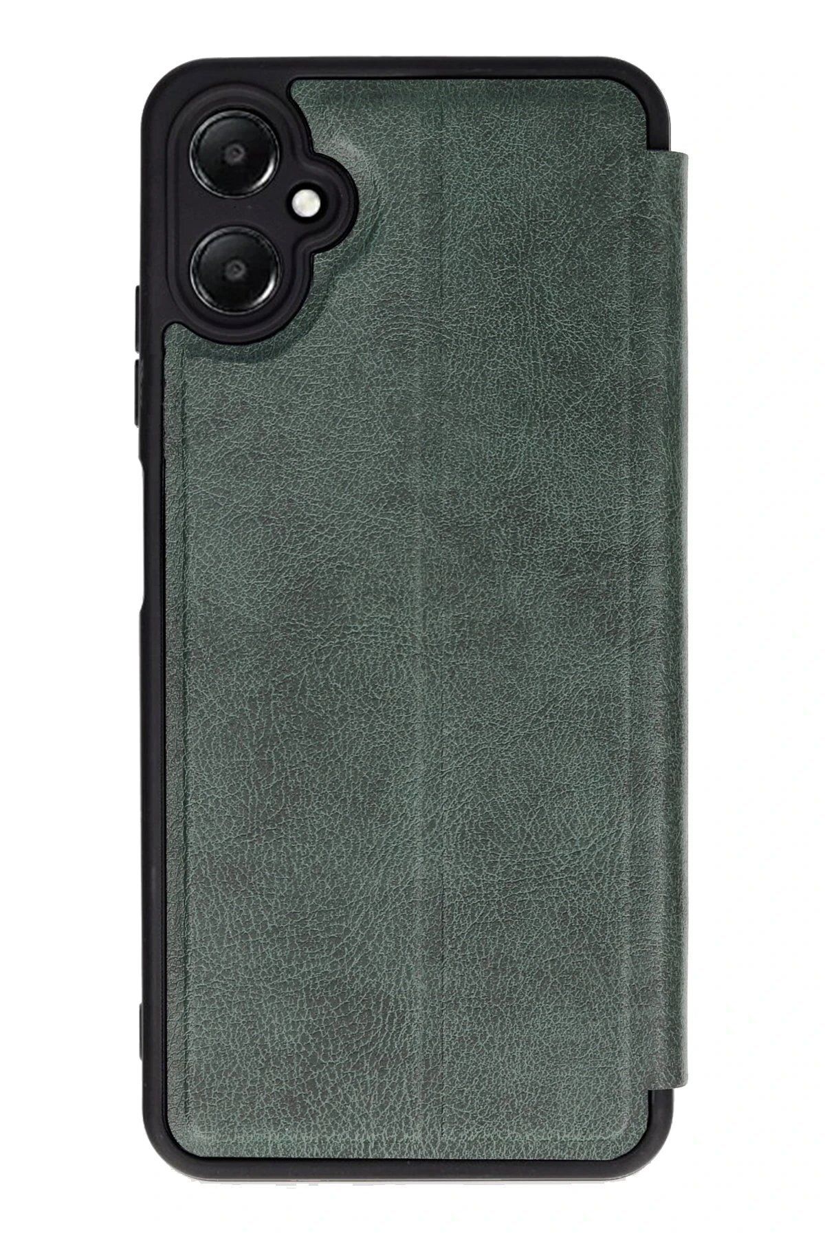 Toptan Bulurum Samsung Galaxy A05 Kılıf Flip Cover - Koyu Yeşil
