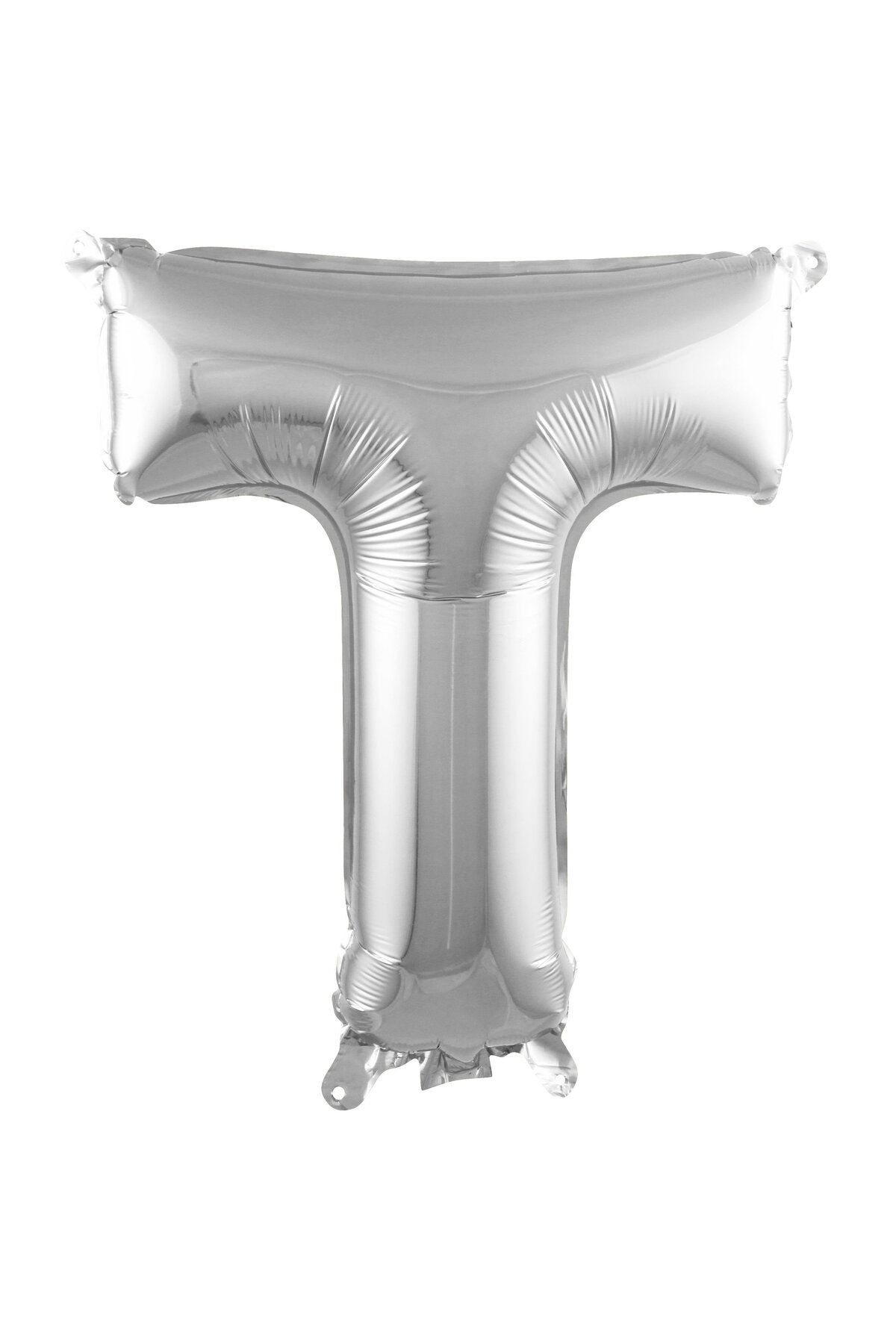 PARTİMİO PARTİ MALZEMELERİ Harf Folyo Balon Gümüş Renk 16'' (36cm)
