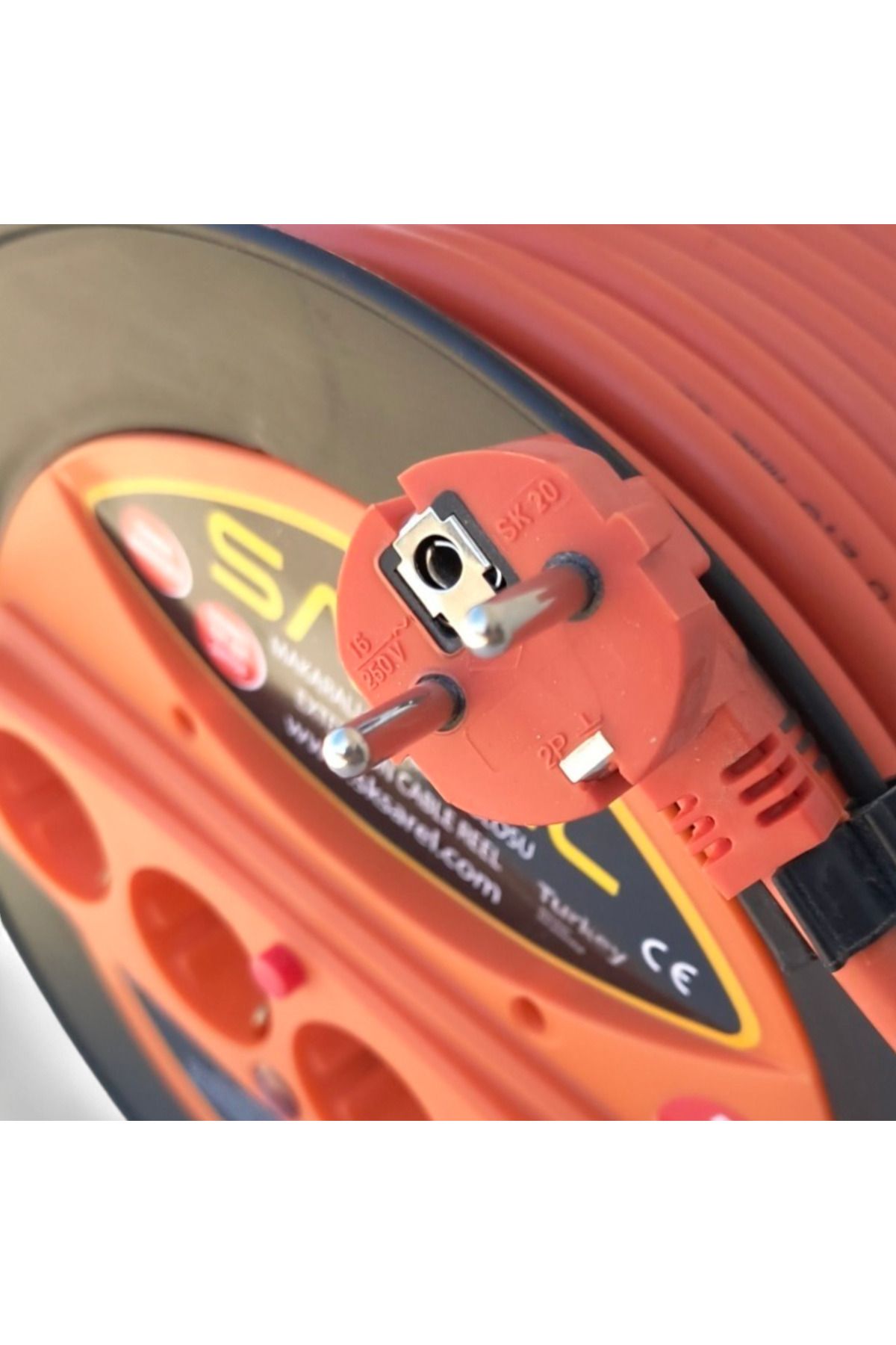 COBI SMART®-Extension cord reel 3x2.5 mm², 30 m, 4 sockets, overload protection - COBI SMART® 5