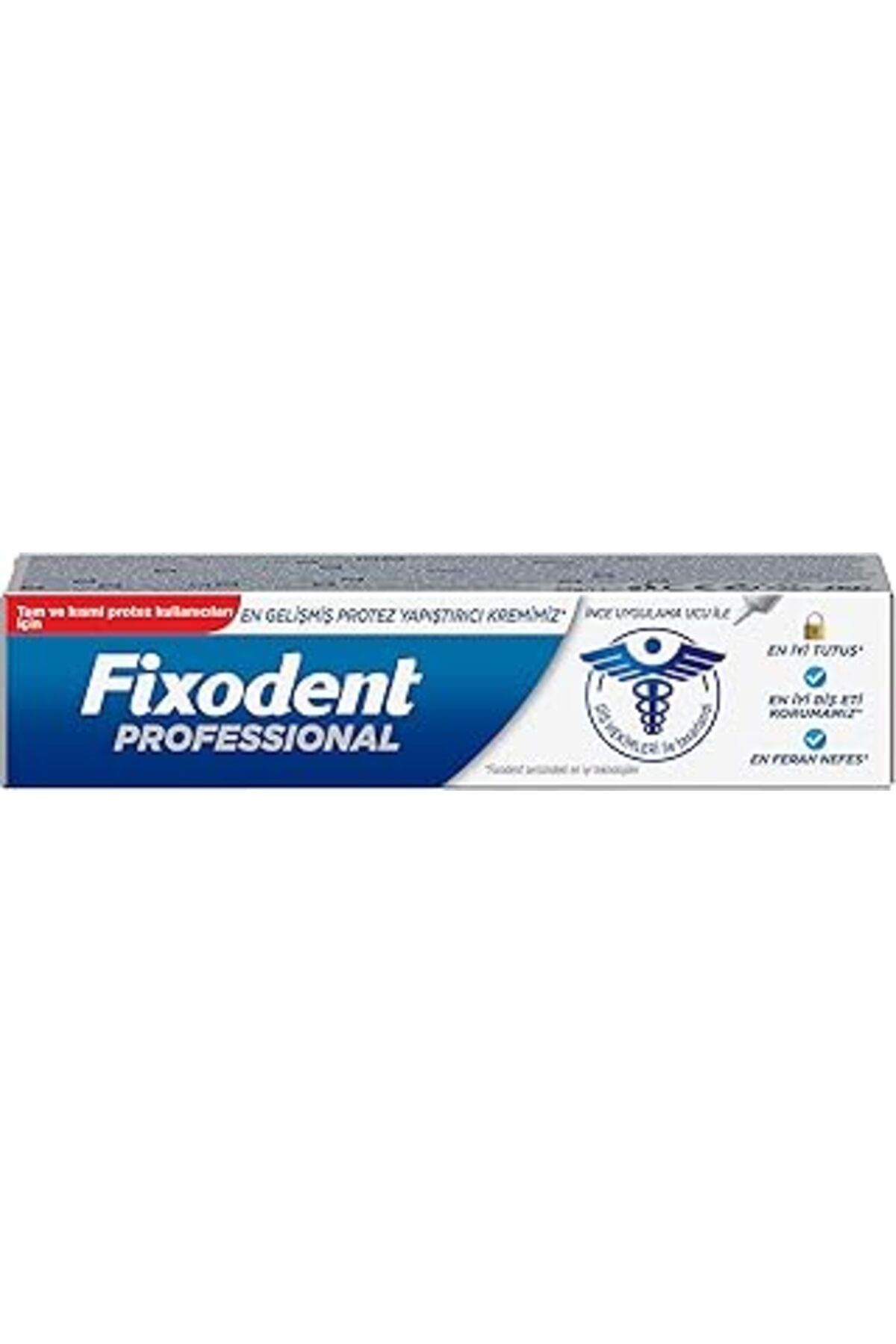 Pazarcan Fixodent Profesyonel Tam Ve Kısmi Protezler Için Yapıştırıcı Krem 40 G