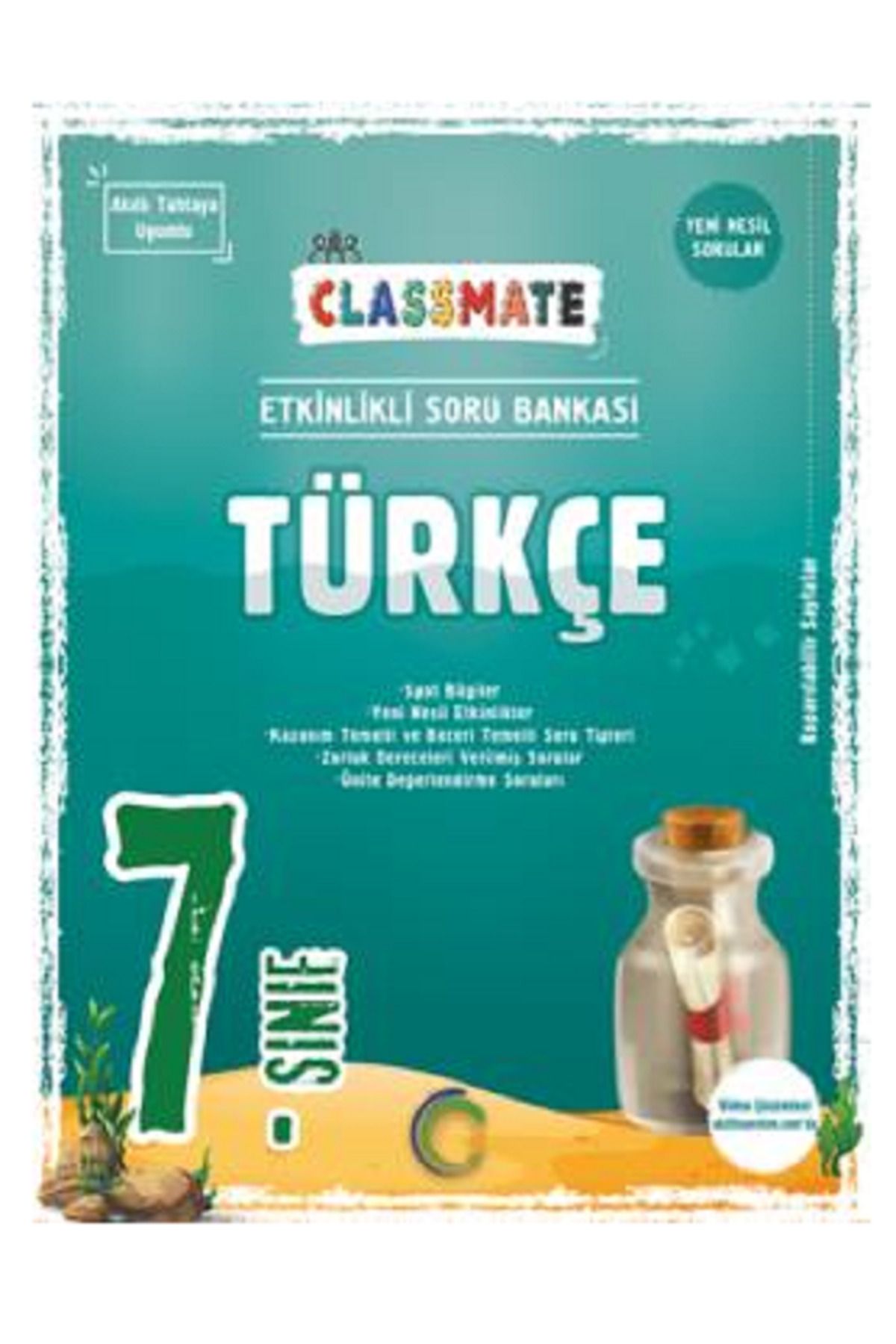 Evrensel İletişim Yayınları 7.Sınıf Okyanus Classmate Türkçe Etkinlikli Soru Bankası / Yeni Nesil Sorular