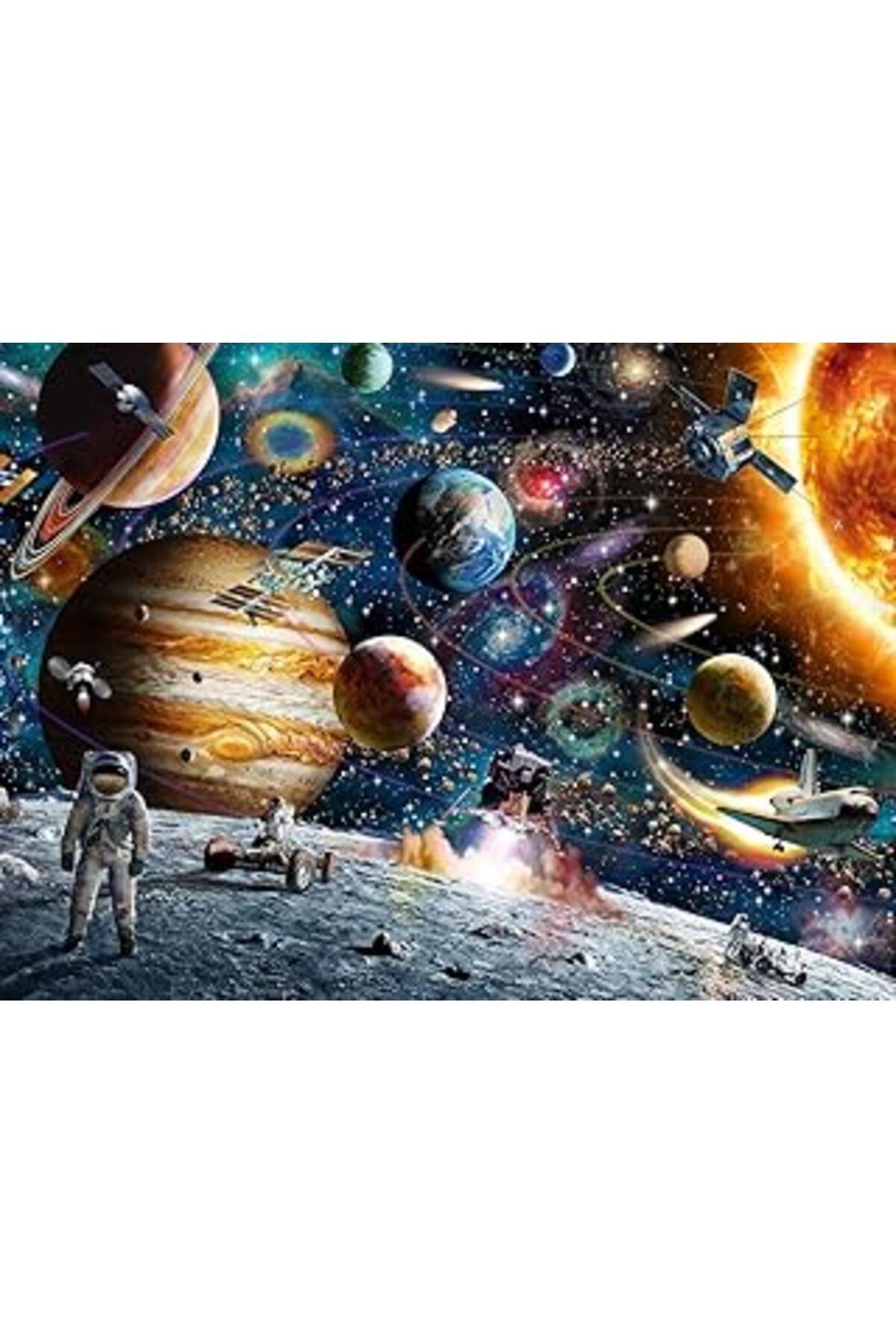 Qedii Ravensburger Rpk100163 Çocuk Yapboz, Uzay
