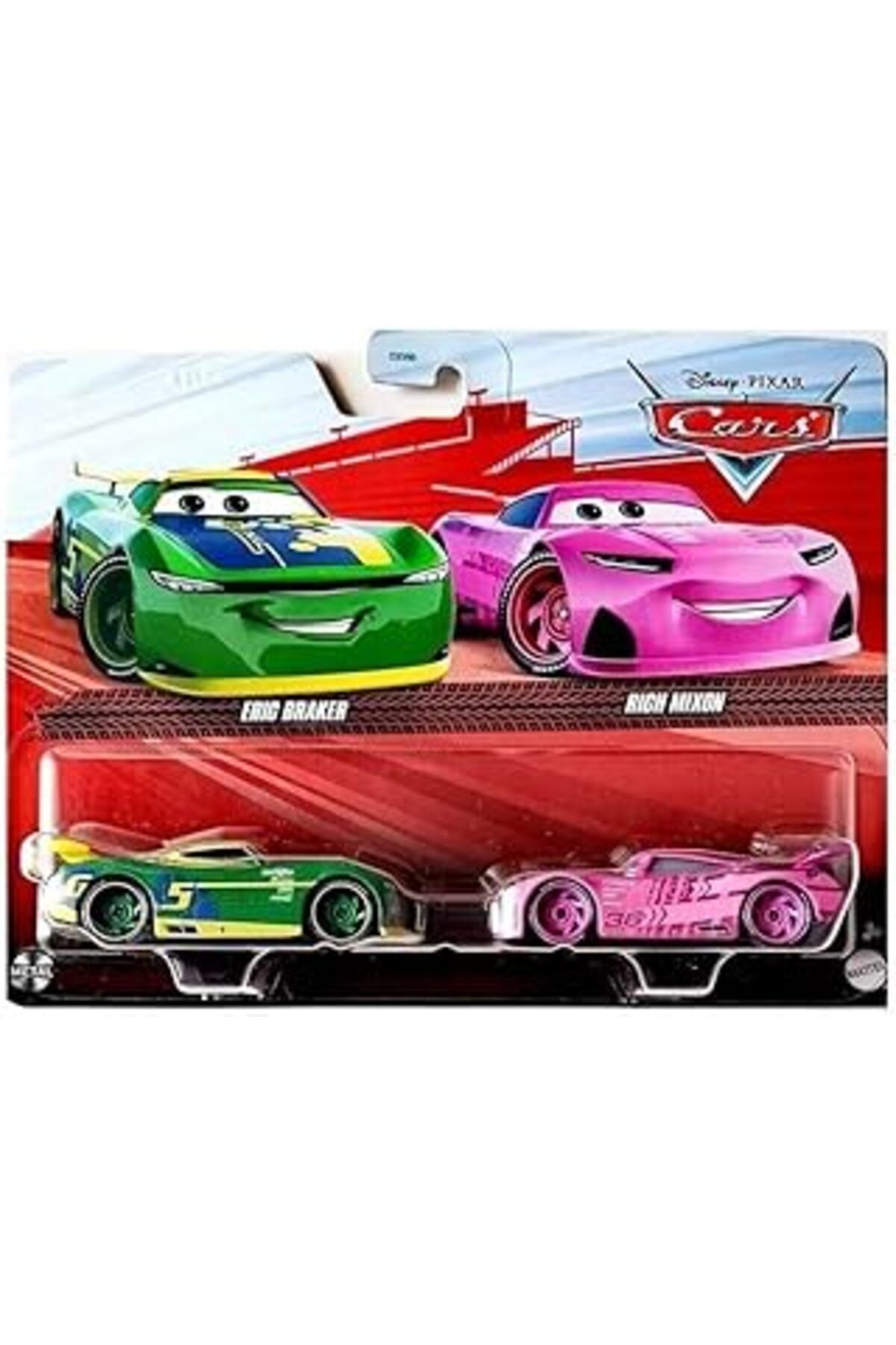 NETWORK ART Car'S Disny Pack 2 Adet Metal Araba, 1:55 – Eric Braker - Rich Mixon Jdh51