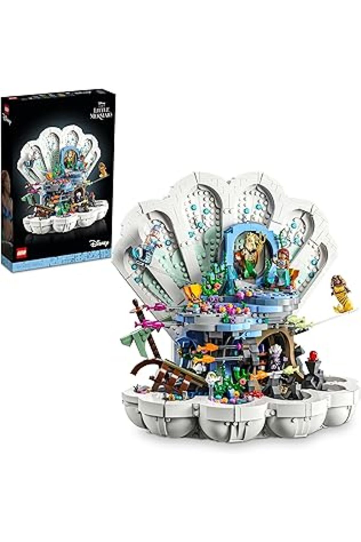 Qedii Lego® | Disney Küçük Deniz Kızı Kraliyet Istiridyesi 43225 - Yetişkinler Için Filmden Esinlenen Yar