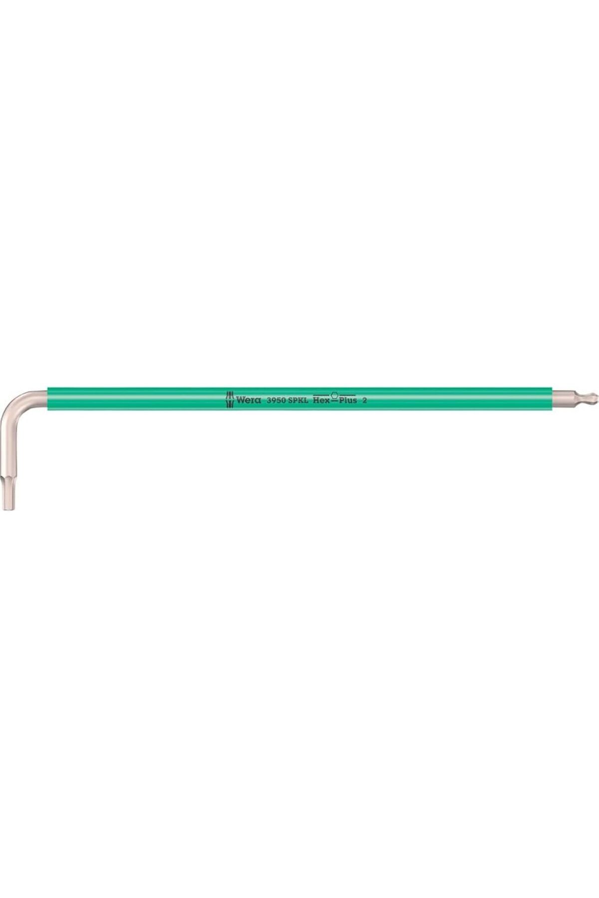 Qedii Wera 3950 Spkl Çok Renkli L Anahtar, Metrik, Paslanmaz Çelik, 2,0 X 101 Mm, Wera 05022661001