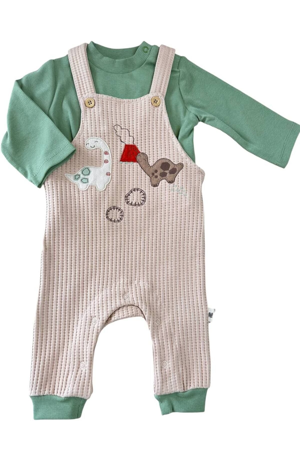 WOWOKİDS TAKIM SALOPET WAFFLE+COTTON