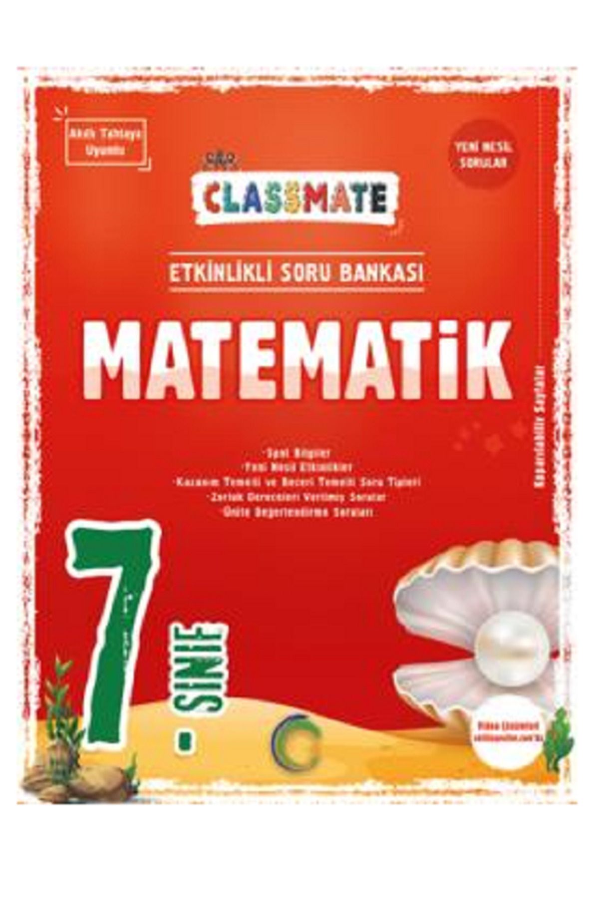 Evrensel İletişim Yayınları 7.Sınıf Okyanus Classmate Matematik Etkinlikli Soru Bankası / Yeni Nesil Sorular