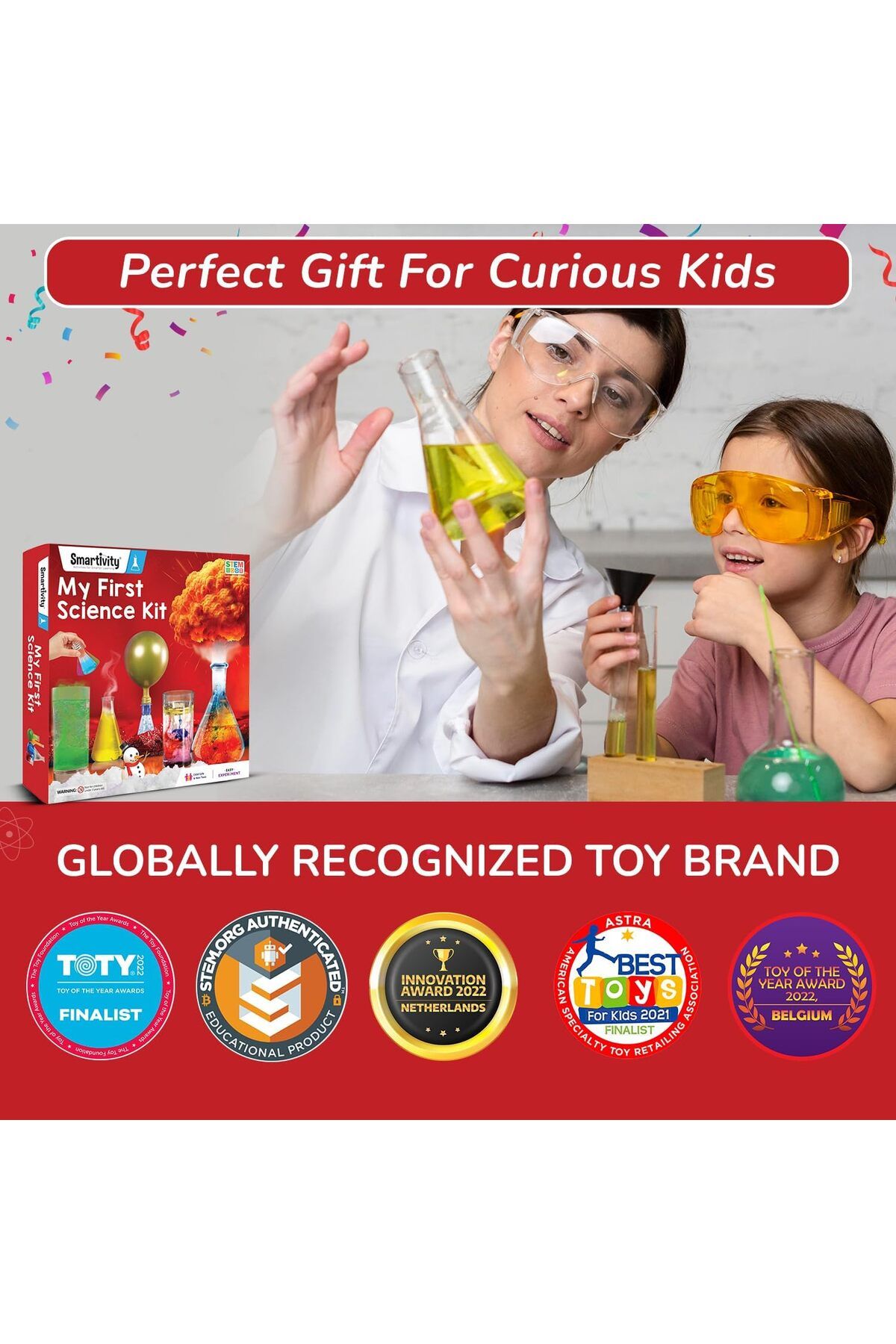 Smartivity-My First Science Kit for Kids 6-8-10-12-14 Years Old | Starter Science Experiment Kit | B 7