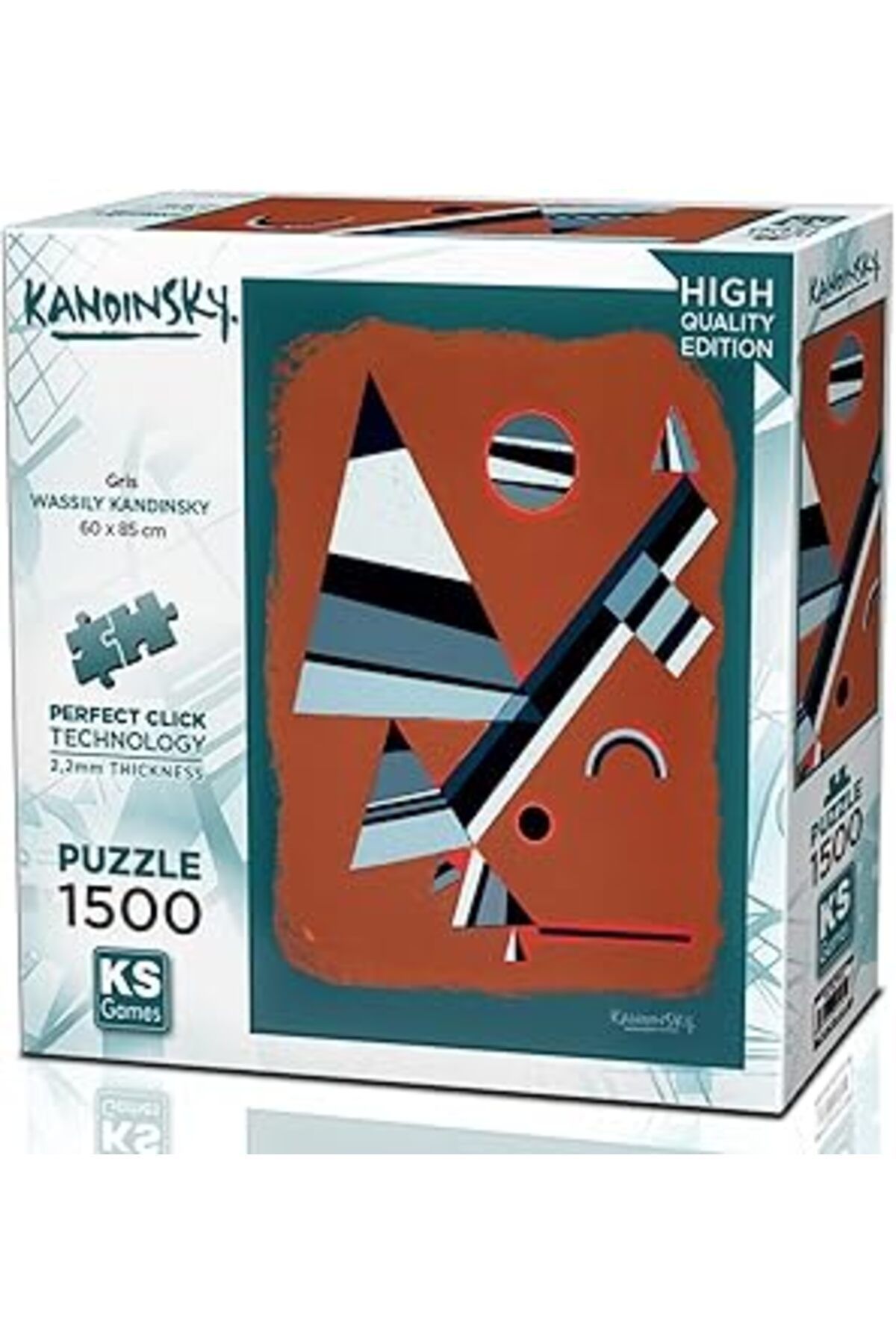Pazarcan Ks Games 1500 Parça Gris Puzzle