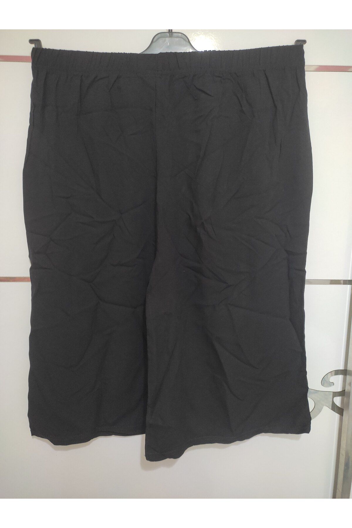 TOKSOY DOKUMA KUMAŞ PALAZZO PAÇA KAPRİ (CAPRİ) PANTOLON 72cm uzunluk