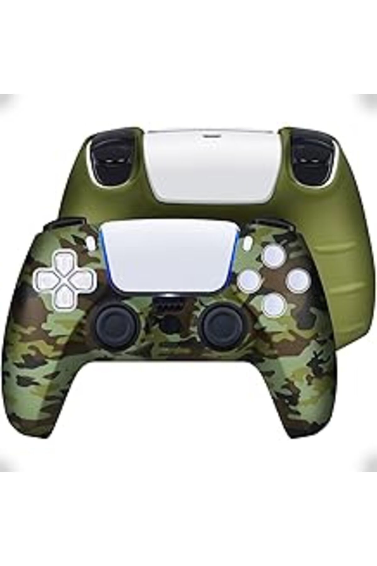 Pazarcan Joyzzz Ps5 Için Denetleyici Kaplaması, 5 Ile Uyumlu Kamuflaj Çizilmez Ve Kaymaz Koruma Kılıfı, Ps5