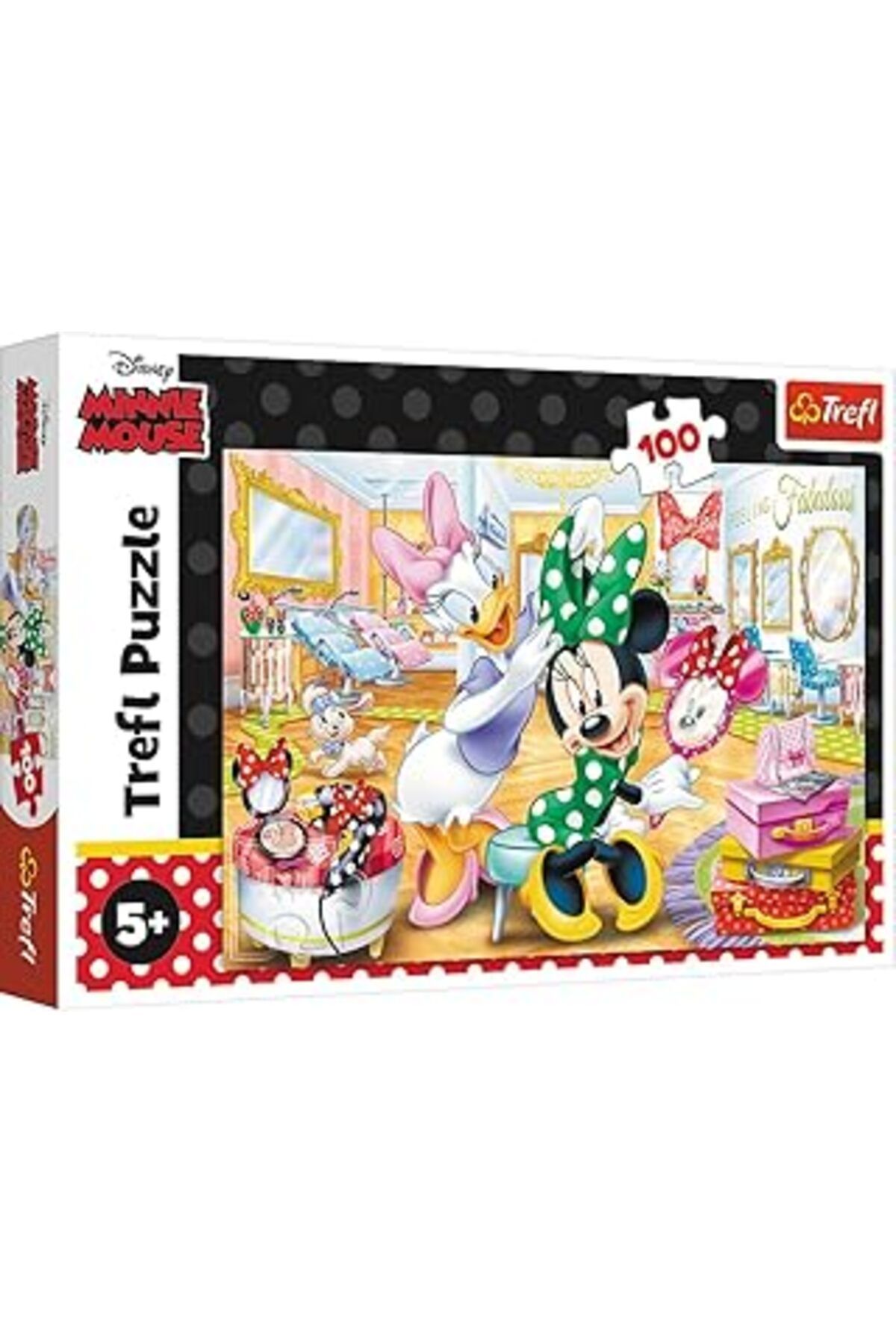 Pazarcan Trefl, Yapboz, Minnie Güzellik Stüdyosunda, Disney Minnie, 100 Parça, 5 Yaşından Büyük Çocuklar Içi