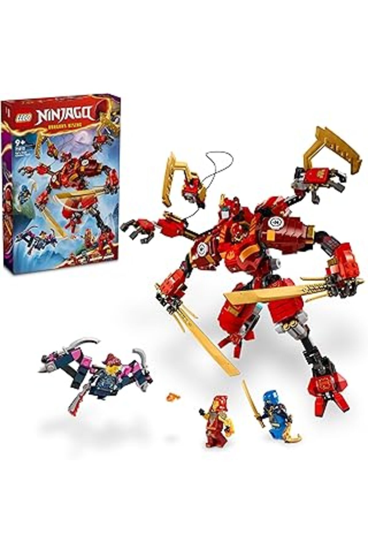 Qedii Lego Ninjago Kai’Nin Ninja Tırmanma Robotu 71812 – 9 Yaş Ve Üzeri Kız Ve Erkek Çocuklar Için 4 Ninj