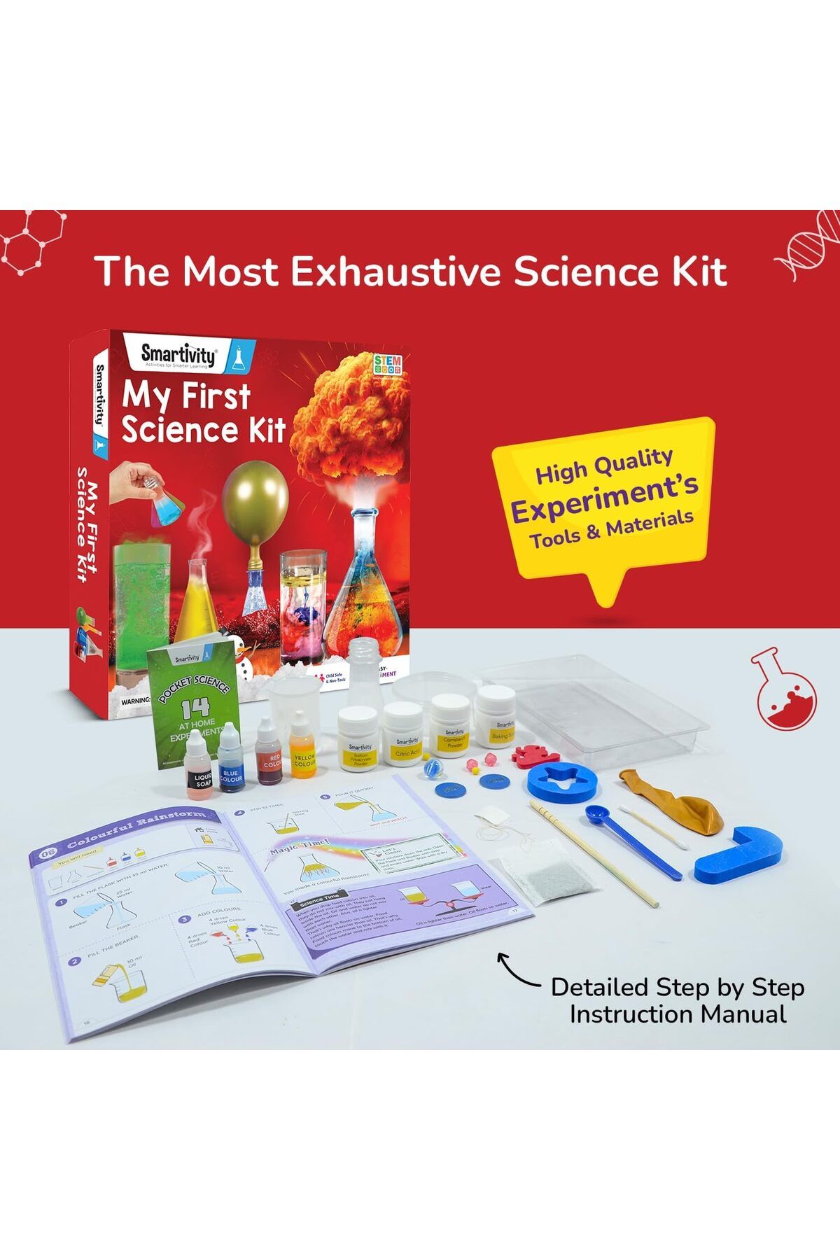 Smartivity-My First Science Kit for Kids 6-8-10-12-14 Years Old | Starter Science Experiment Kit | B 6