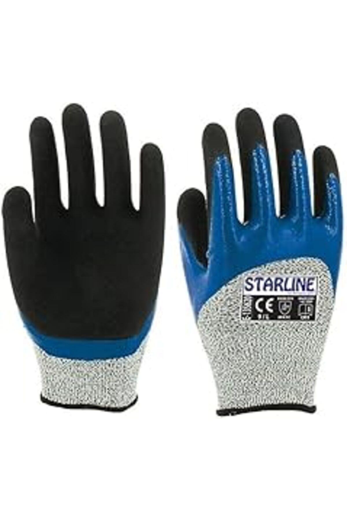 Karachil Starline E-135620 Kesilmeye Dirençli Nitril Eldiven No:9