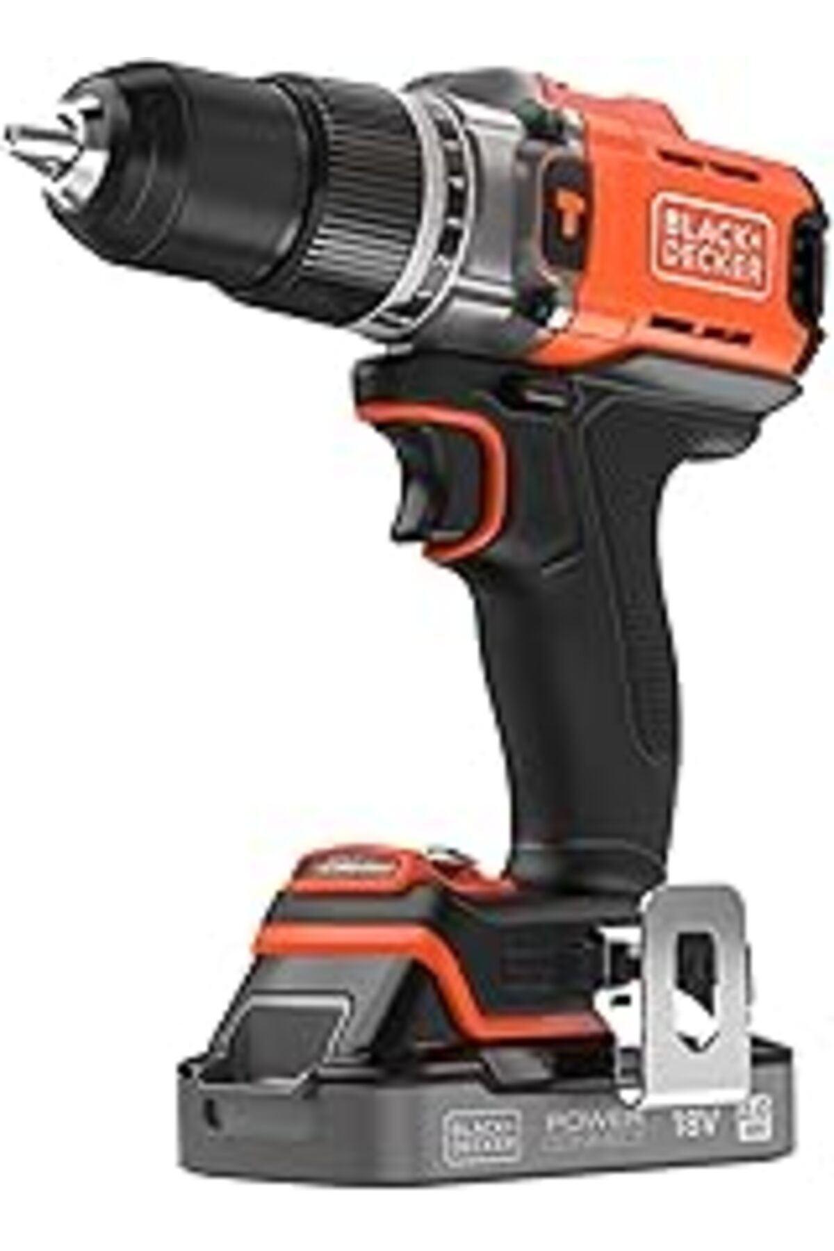 Pazarcan Black + Decker Bcd383D1Xk-Qw 18V Powerconnect Kablosuz Darbeli Matkap (1X 2 Ah Şarj Göstergeli Pil,