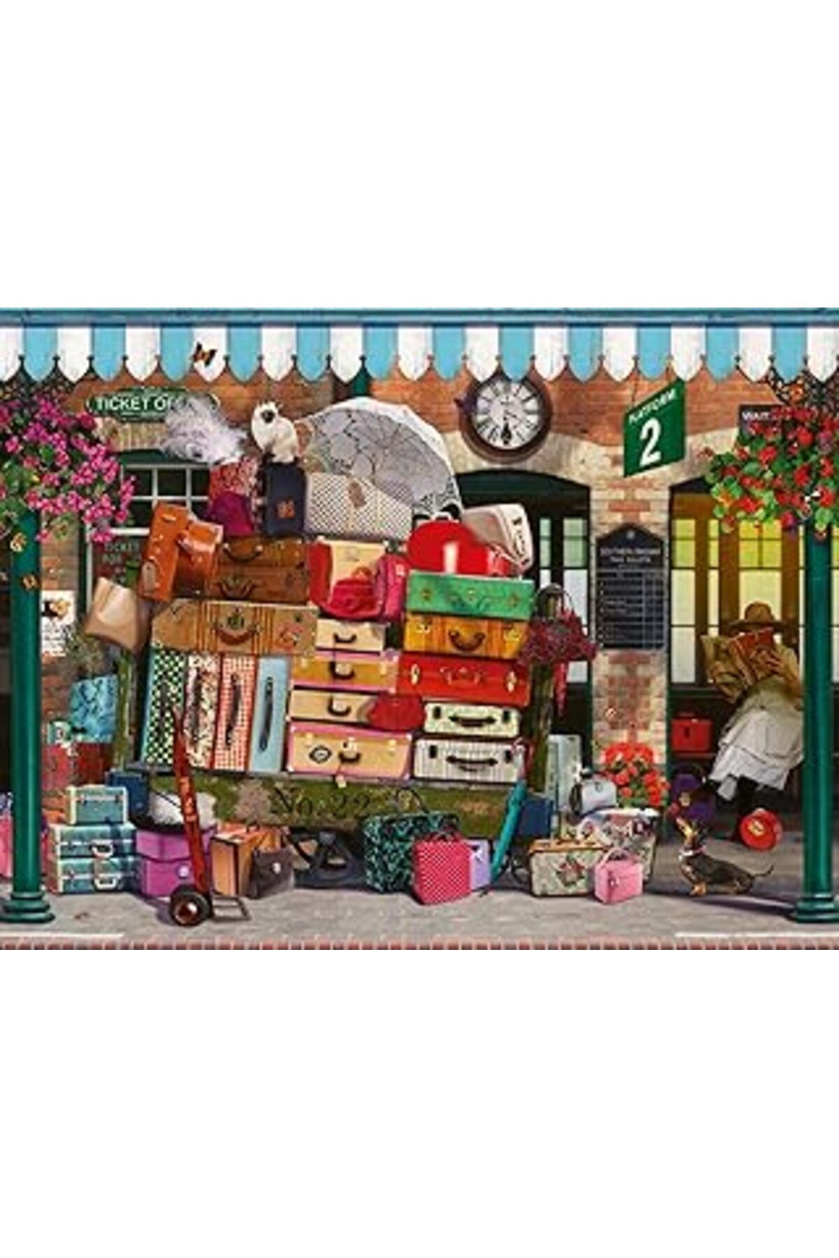 Pazarcan Ravensburger 2000 Parçalı Puzzle Bavullar