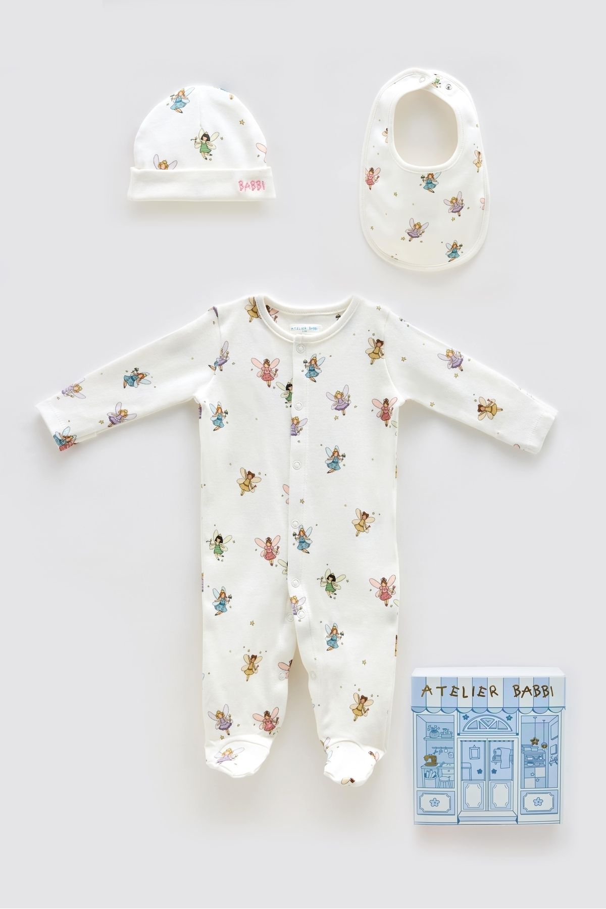 Atelier Babbi 3'Lü Yenidoğan Seti - Peri Masalı