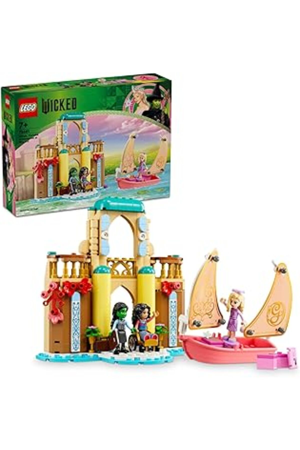 Qedii Lego Wicked Glinda, Elphaba Ve Nessarose, Shiz Üniversitesi’Nde 75681-7 Yaş Ve Üzeri Çocuklar Için