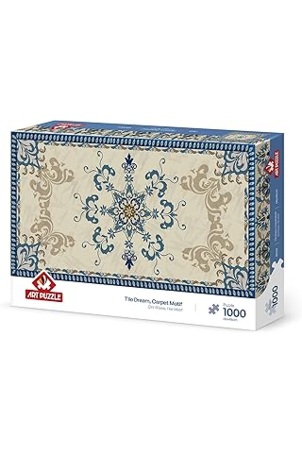 Pazarcan Art Puzzle Çini Rüyası-Halı Motif 1000 Parça Puzzle