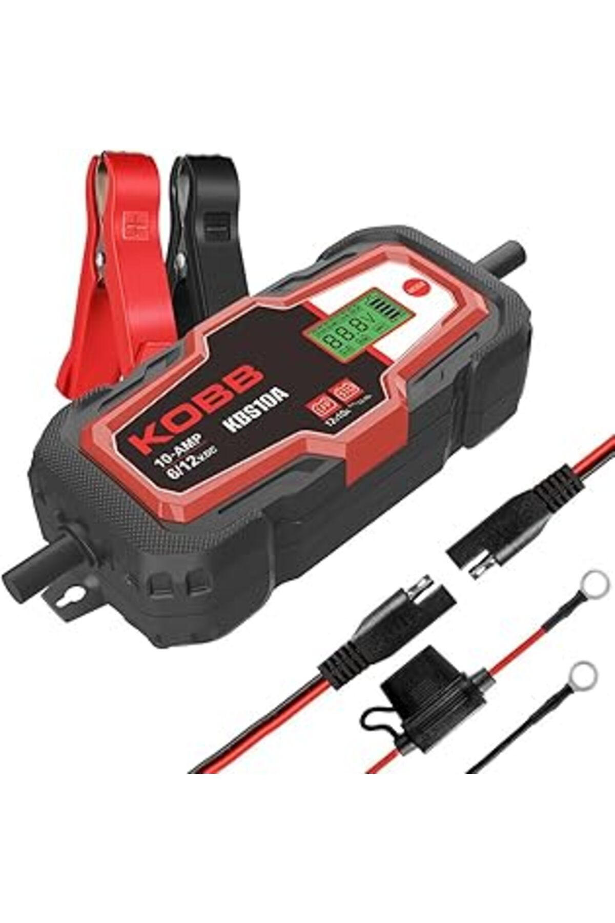 Mu Art Ahşap Kobb Kbs10A 6/12V 200A Dijital Akü Şarj/Akü Bakım/Desülfatör Ve Power Supply