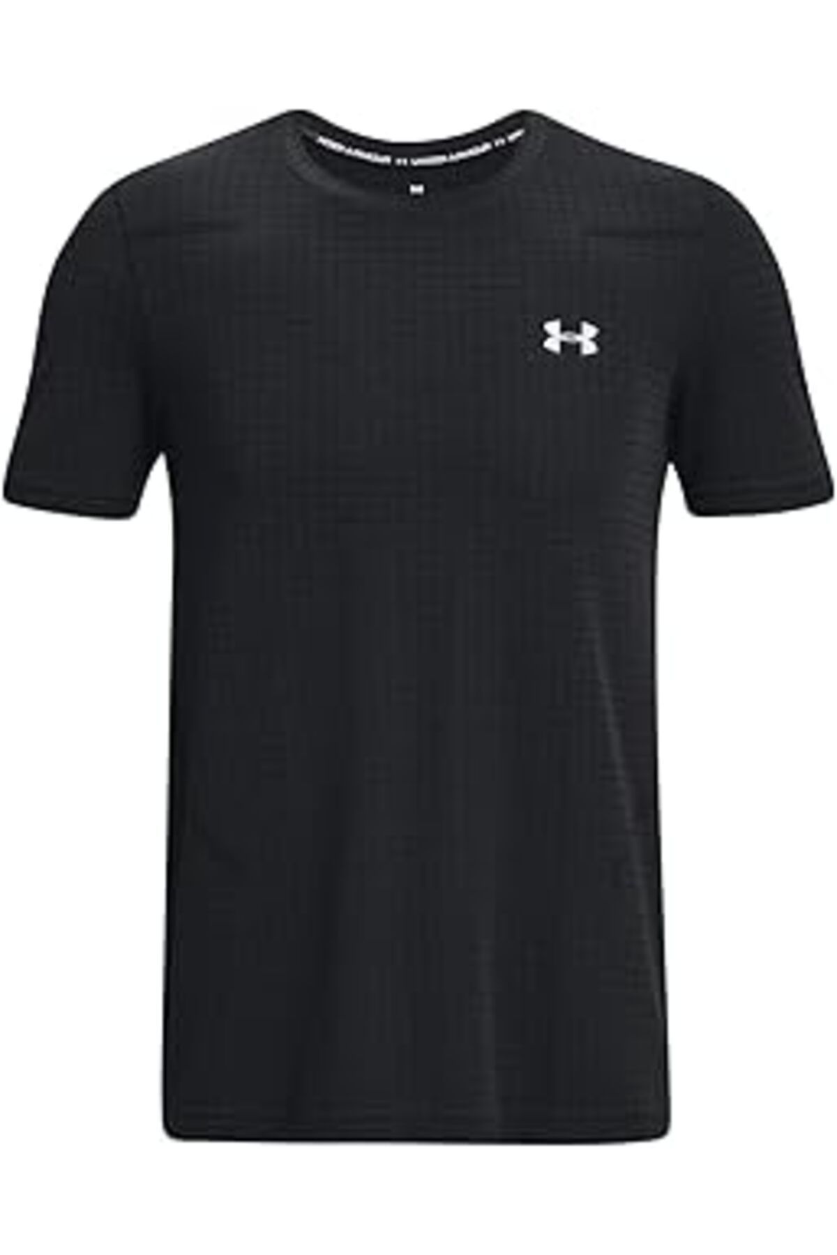 Karachil Seamless Grid Ss Erkek Siyah Antrenman T-Shirt 1376921-001