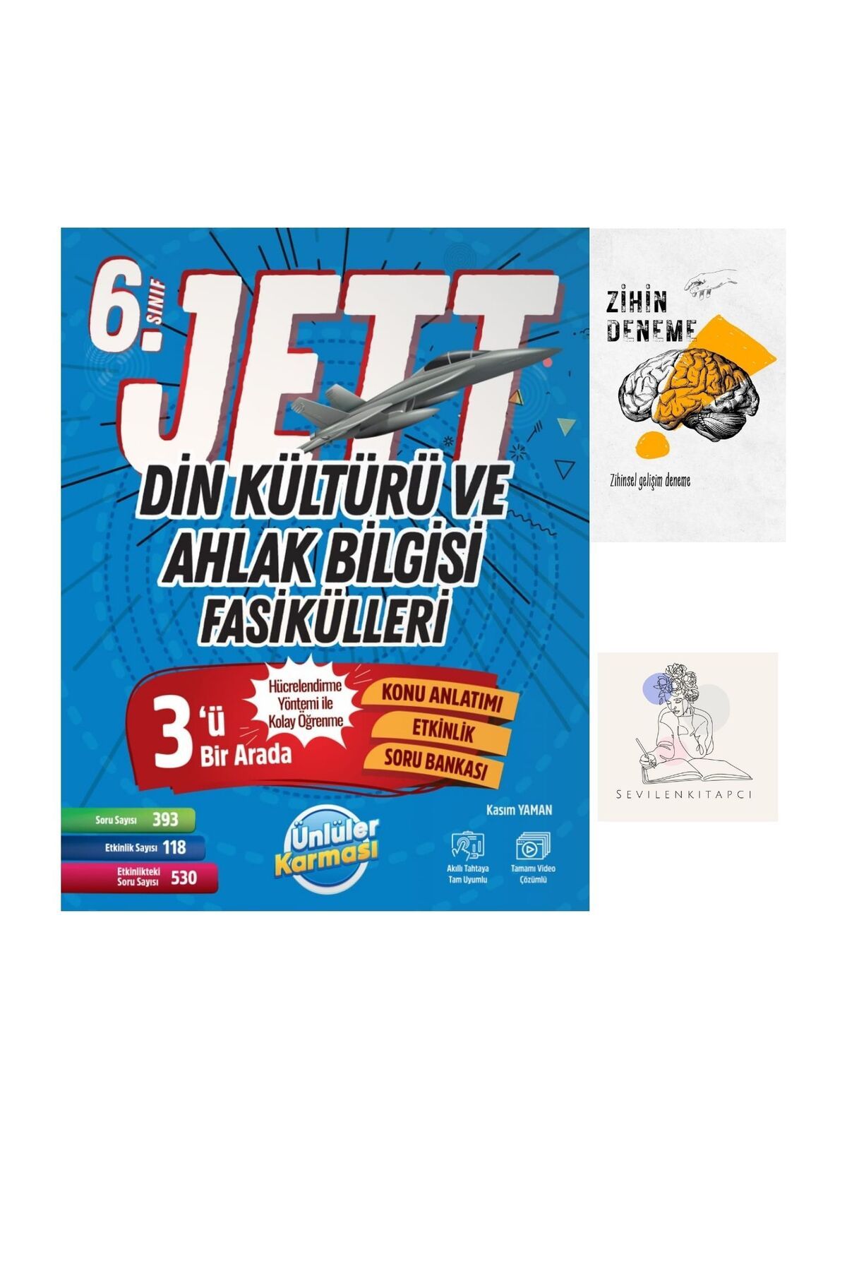 Ünlüler Karması ÜNLÜLER KARMASI 6.SINIF DİN KÜLTÜRÜ JETT FASİKÜL KONU ANLATIM+ZİHİNDENEME+ÜK104