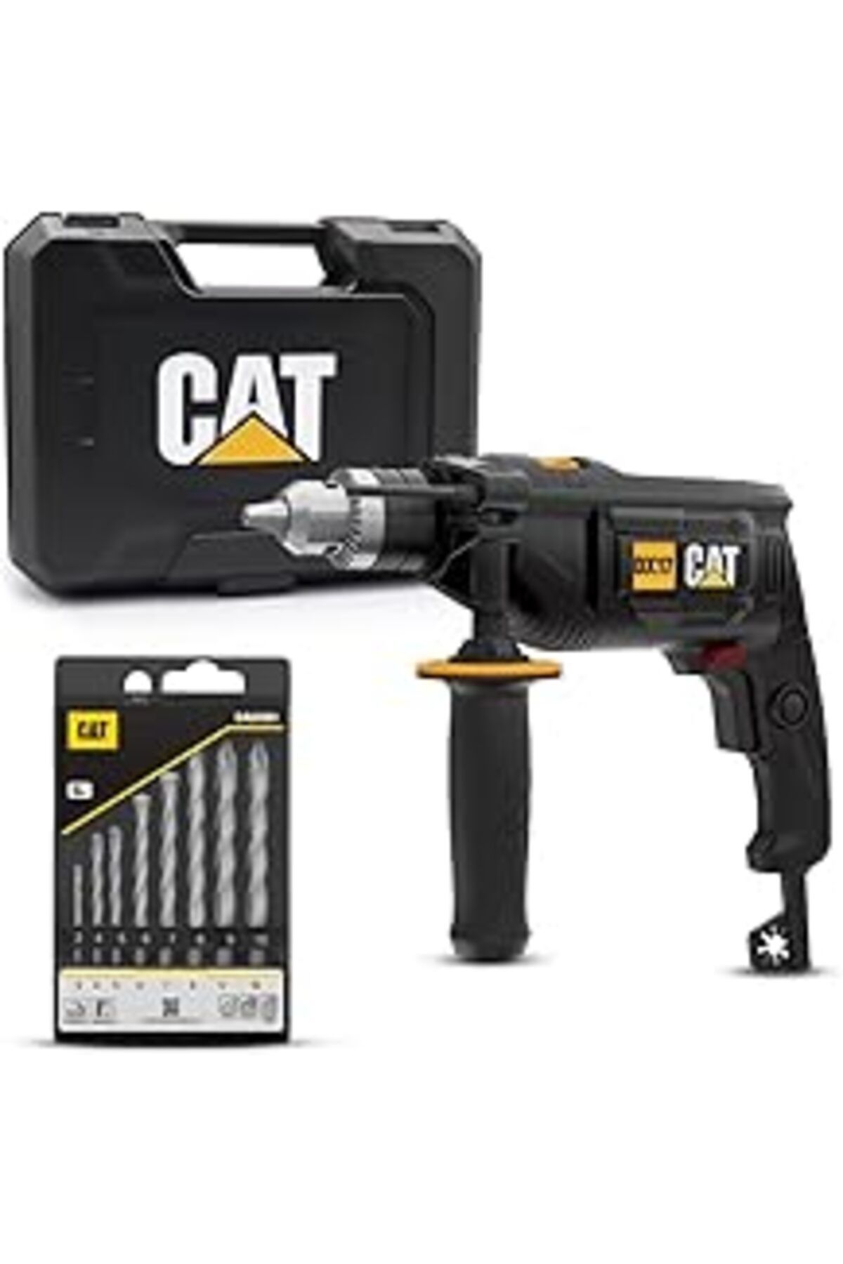 TBSProjects Cat Dx17.1 750Watt 13Mm Profesyonel Darbeli Matkap + 8 Parça Aksesuar
